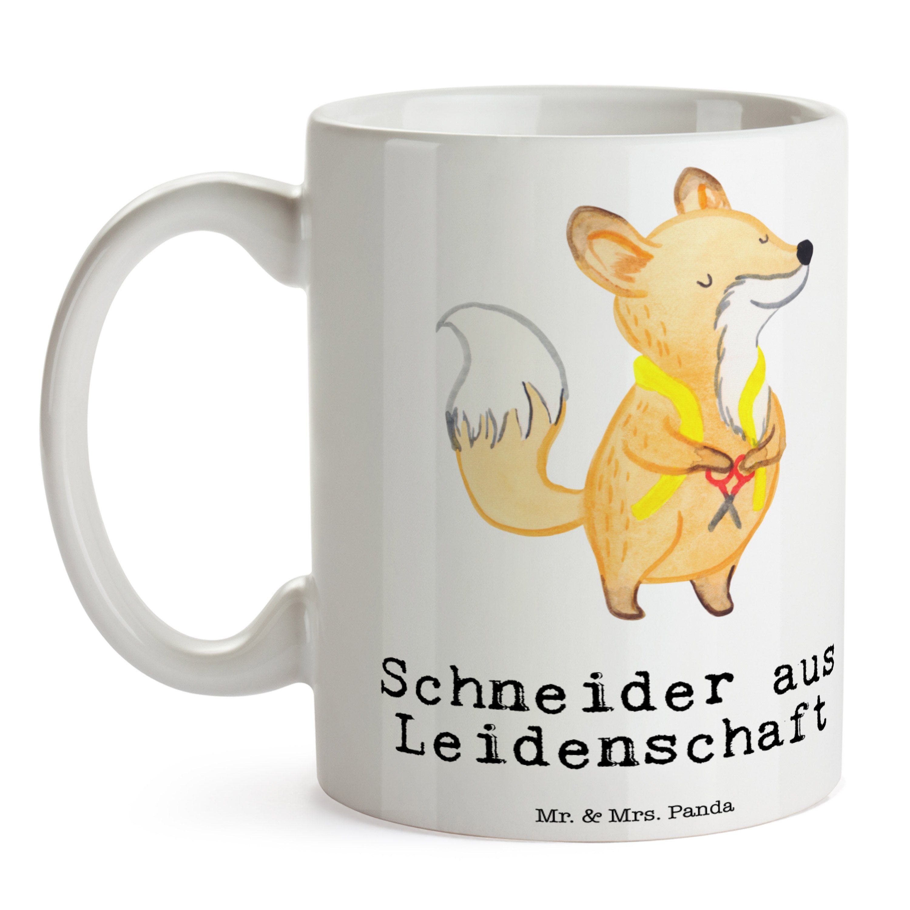 Mr. & Mrs. Panda Kaffeebecher, Geschenk, - Po, Keramik Leidenschaft Schneider aus Weiß Tasse, Tasse 