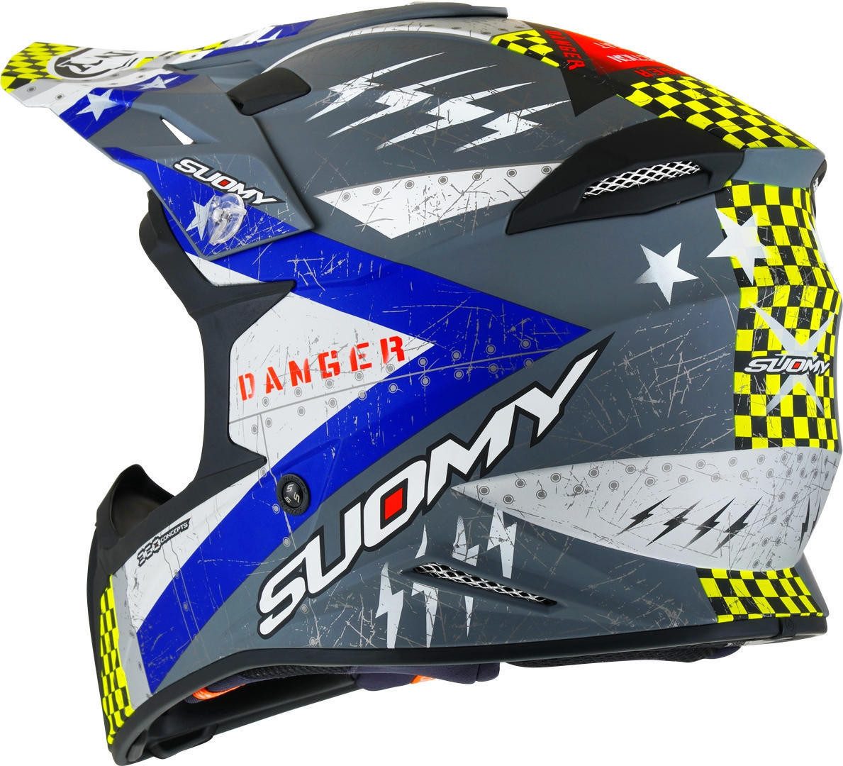 Suomy Motocrosshelm X-Wing Jetfighter Motocross Helm, Atmungsaktiv