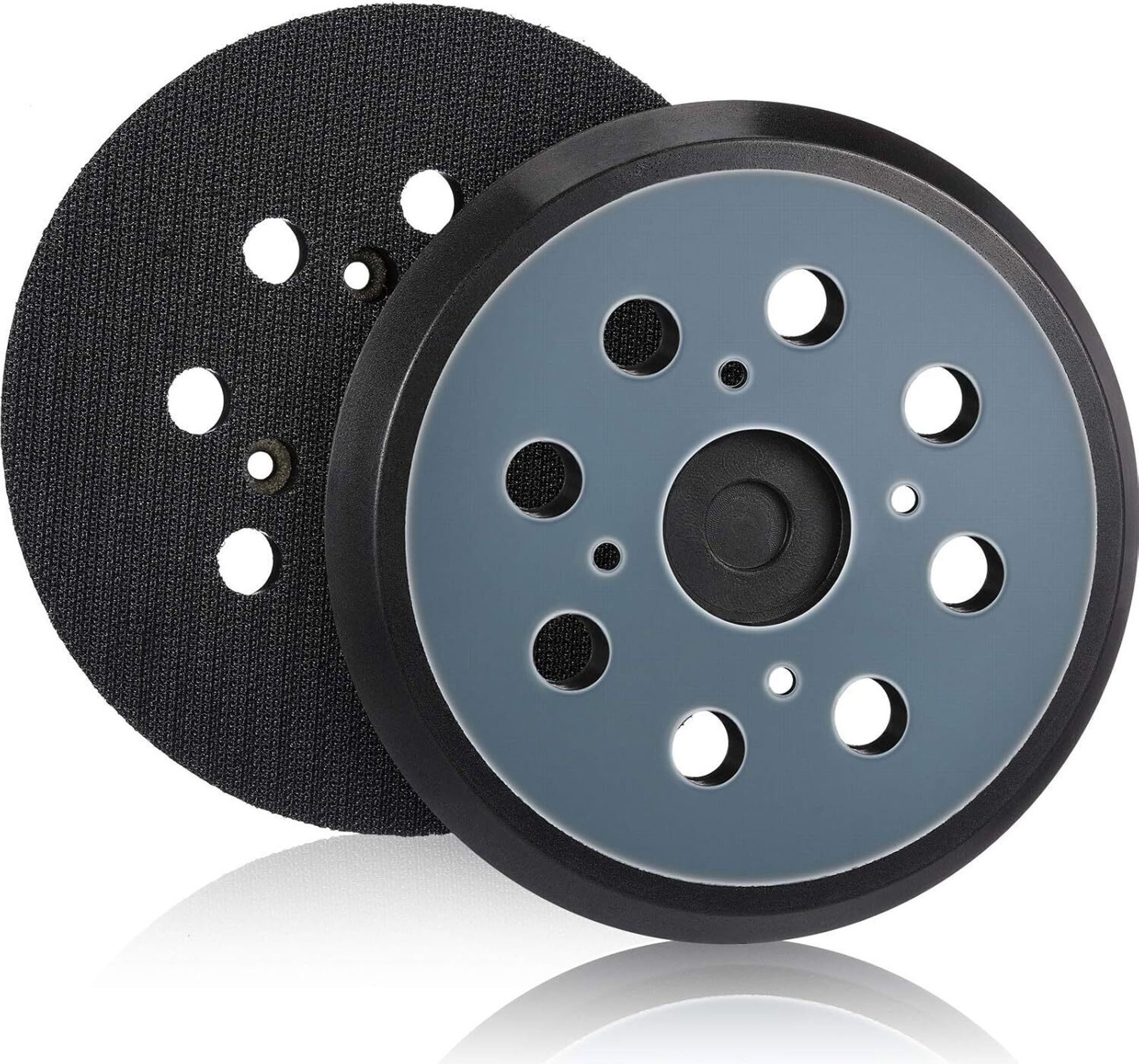 FELIXLEO Schleifteller 2er Pack 125mm 8-Loch Ersatz Schleifteller Exzenterschleifer Blau, 1-St.