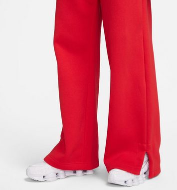 Nike Jogginghose W NSW PHNX FLC HR PANT WIDE UNIVERSITY RED/SAIL