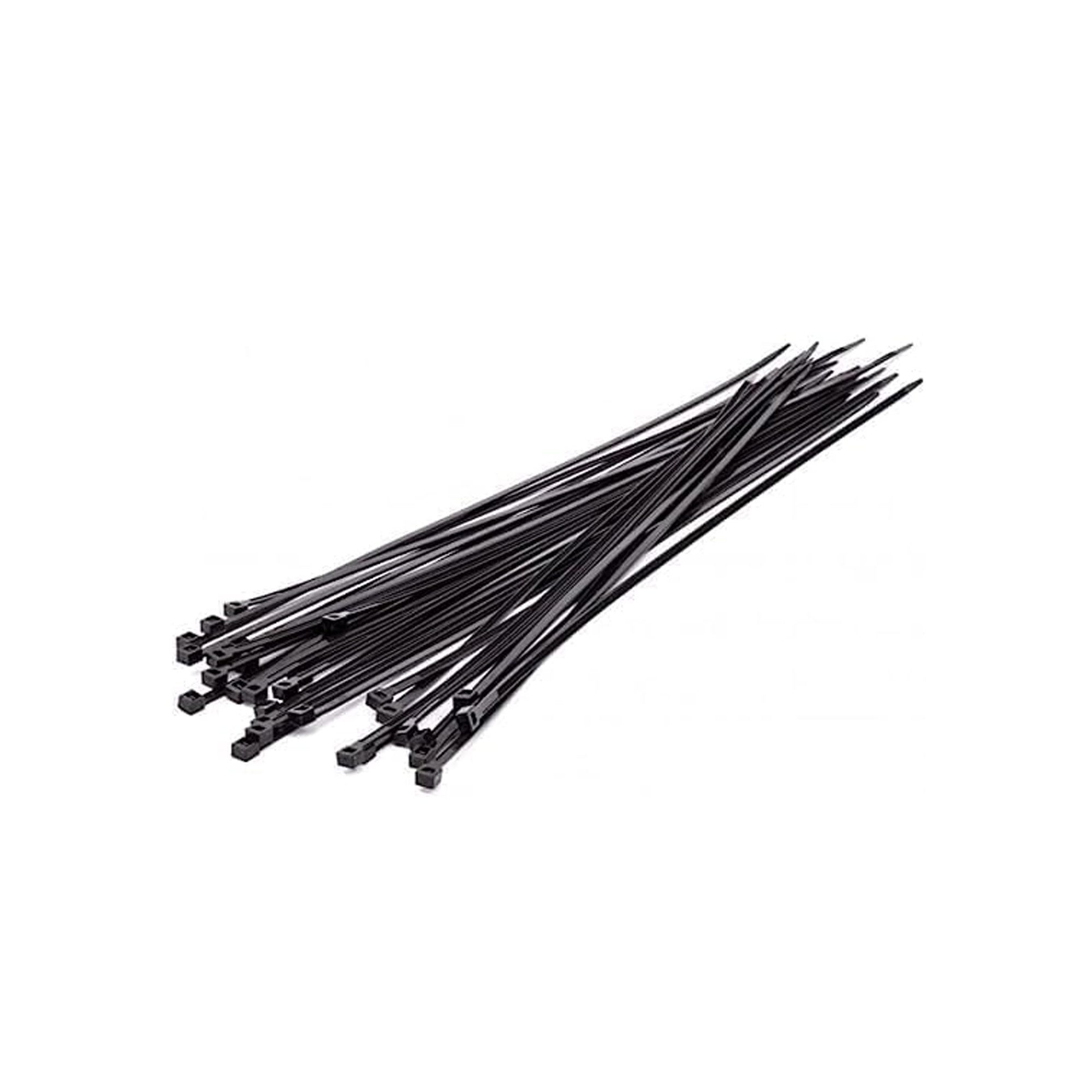 DSO 100x Kabelbinder 3,5x200mm SW - UV-beständig für Außenmontage geeignet SAT-Kabel