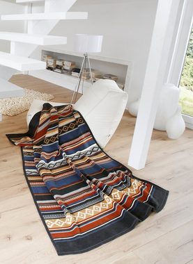 Wohndecke Adventure, Ethno-Decke in 150x200 cm, Decke aus Baumwollmischgewebe, Biederlack, Made in Germany