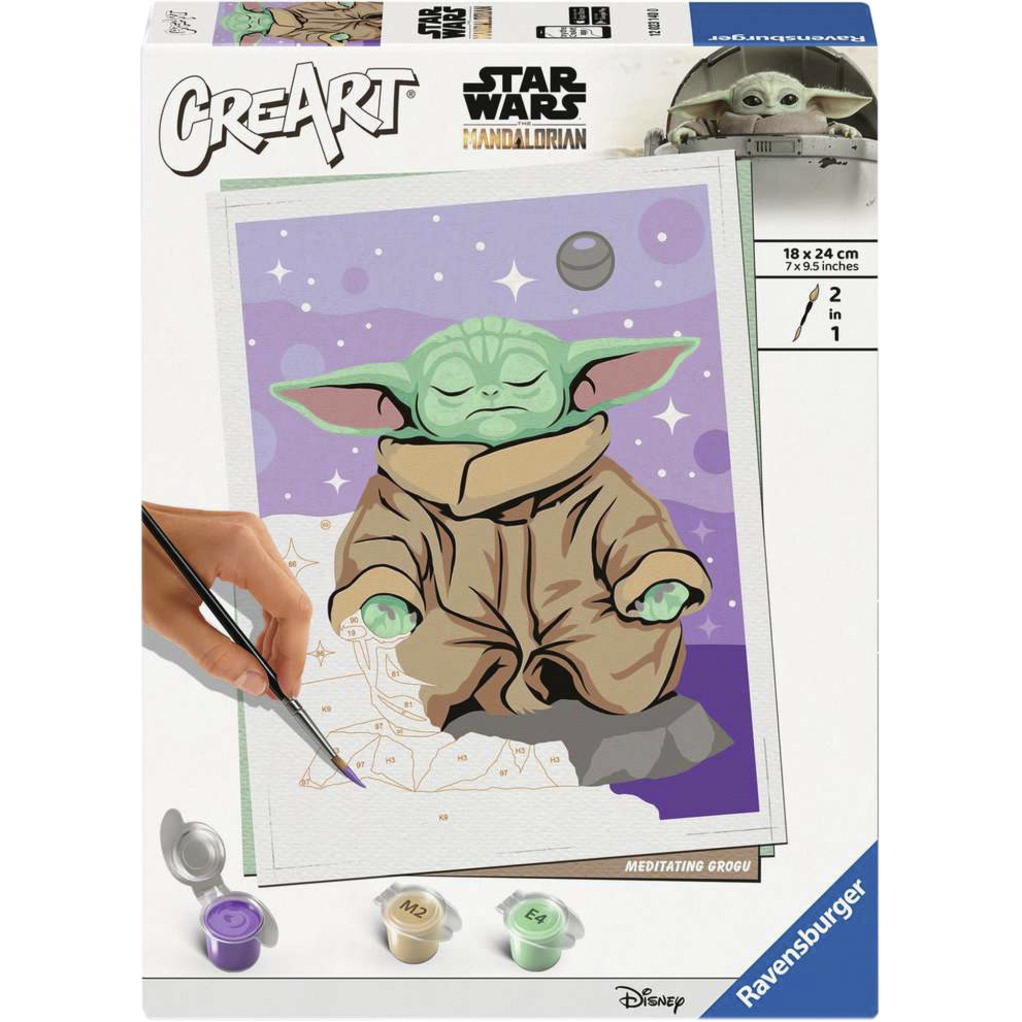 Ravensburger Malvorlage Ravensburger CreArt Star Wars - Meditierender