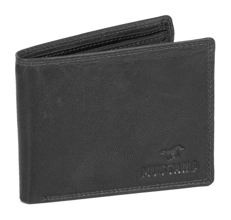 MUSTANG Geldbörse Udine, aus Leder mit Reißverschluss-Innenfach