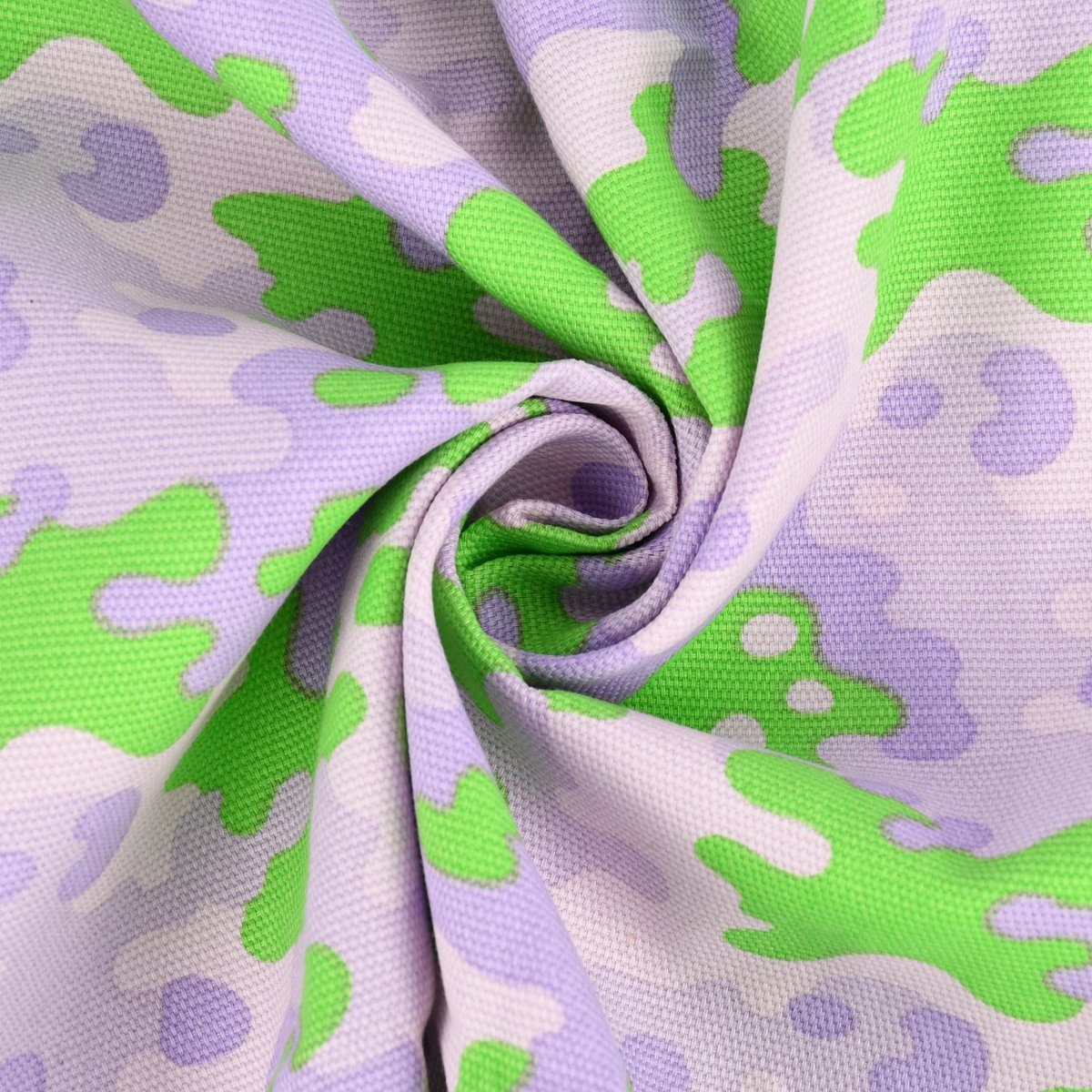 Rico Design Stoff Rico Design Canvas Baumwollstoff Camouflage lila grün 50x140cm