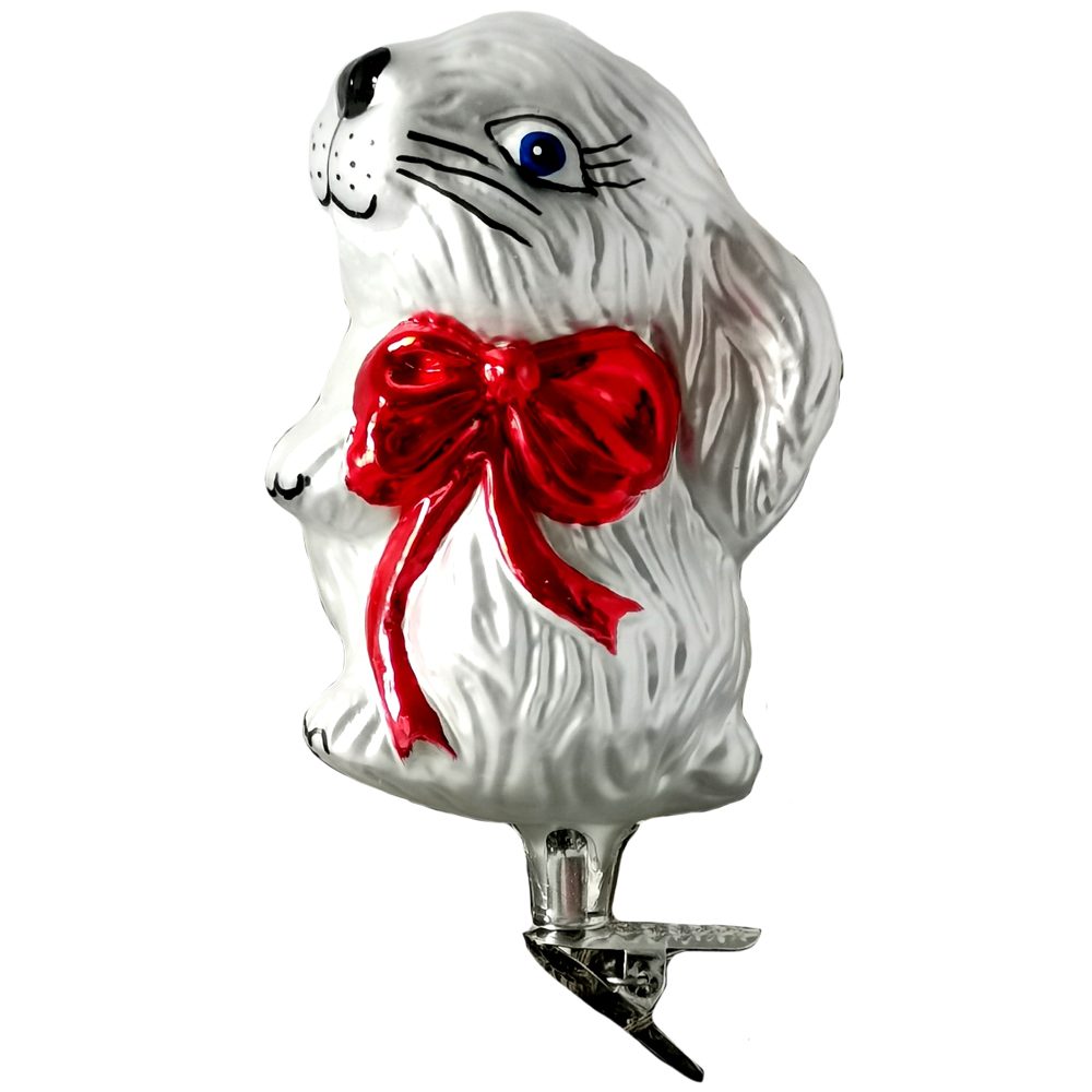 Schatzhauser Christbaumschmuck Hase, Hermine Hasenfrau rote günstig online kaufen