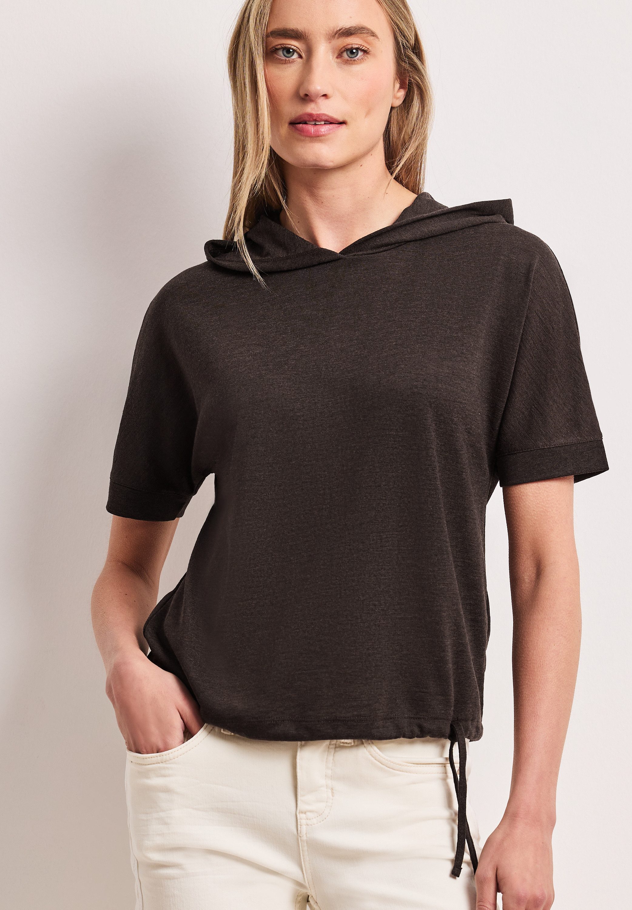 STREET ONE T-Shirt mit Kapuze