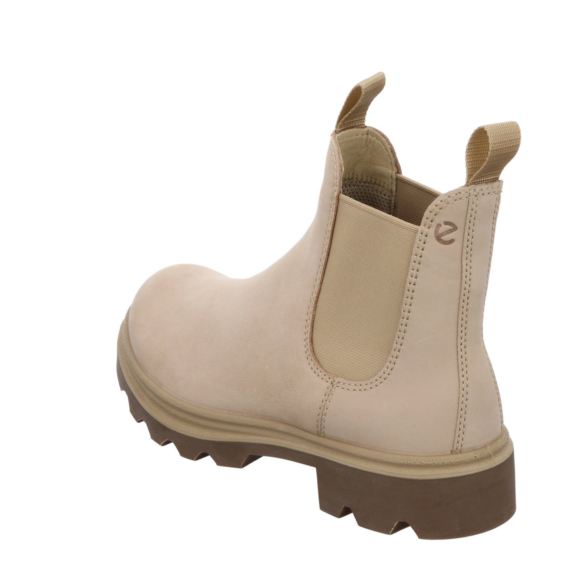 Chelsea Ecco BEIGE Grainer Veloursleder Chelseaboots uni Veloursleder Boots