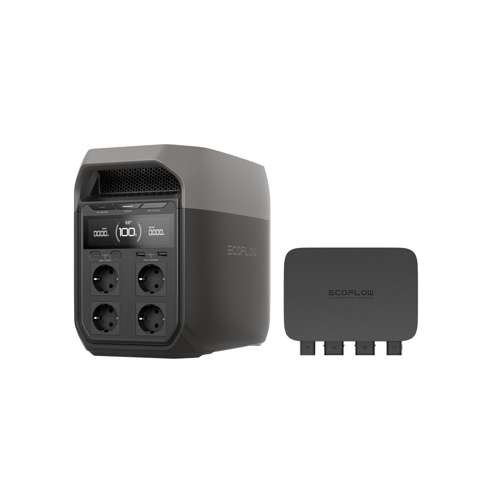 EcoFlow DELTA 3 Tragbare Powerstation mit 800 W Batterieladegerät Powerstation