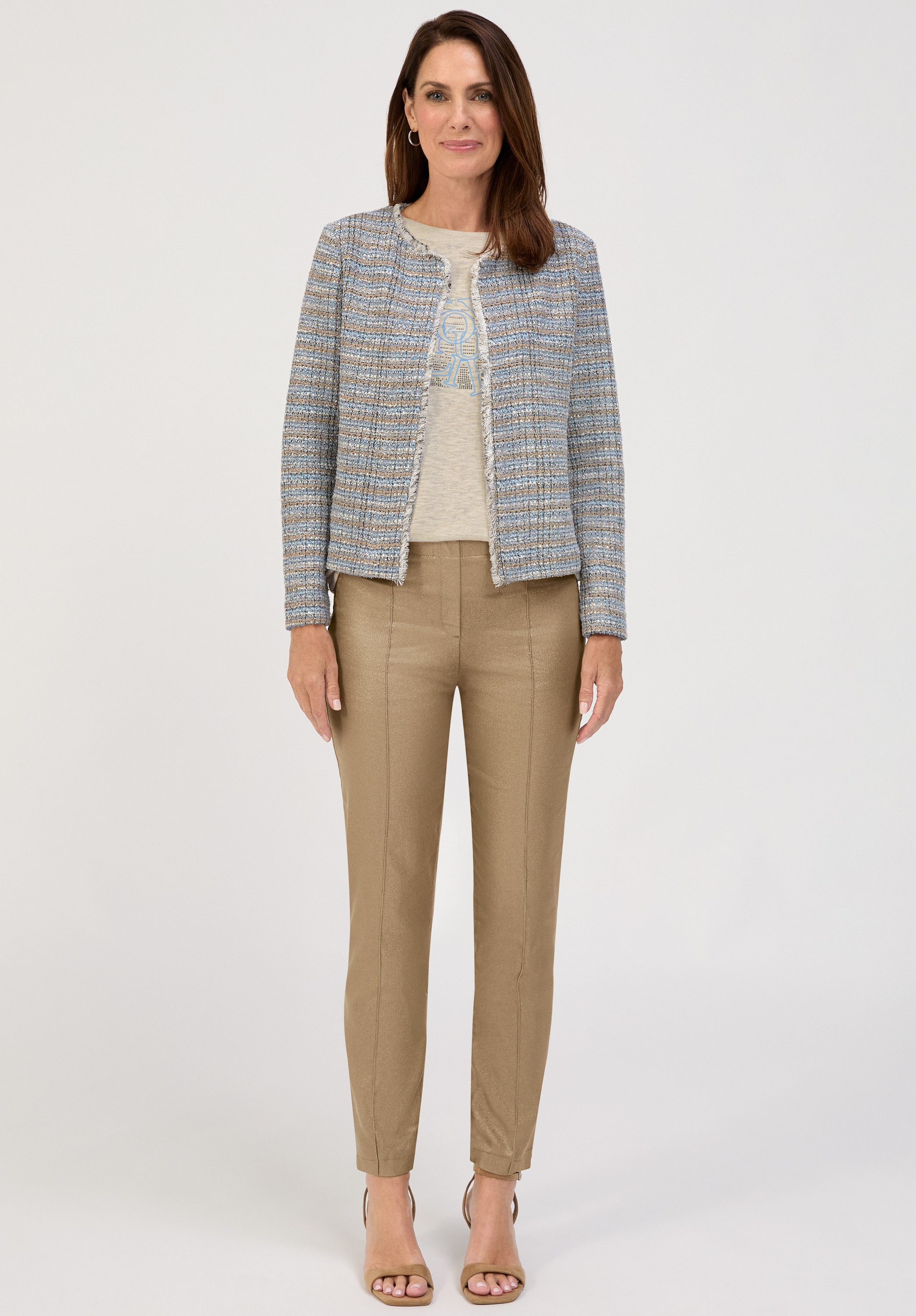 bianca Print-Shirt DINI in leichtem Feinstrick mit Wording-Print – Bild 5 von 5