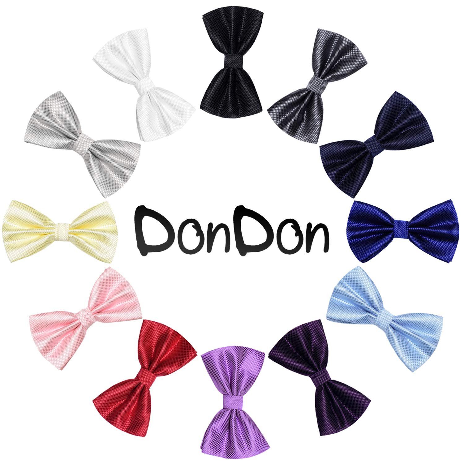 DonDon Fliege Fliege 12 x 6 cm mit Hakenverschluss (Packung, 1-St., 1x Herr günstig online kaufen