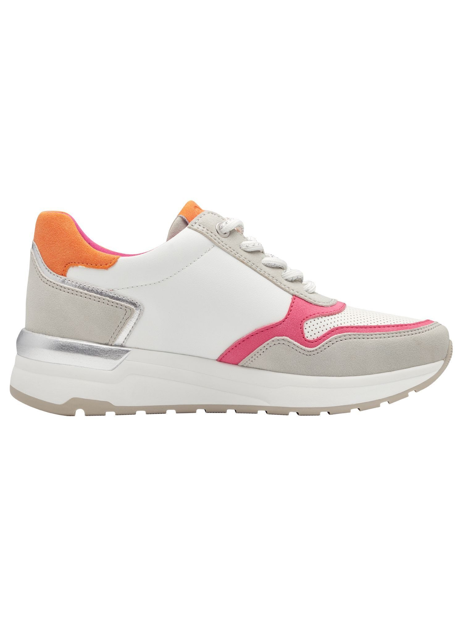 MARCO TOZZI FEEL, Removable Sock mit Reißverschluss Keilabsatz Sneaker FEEL