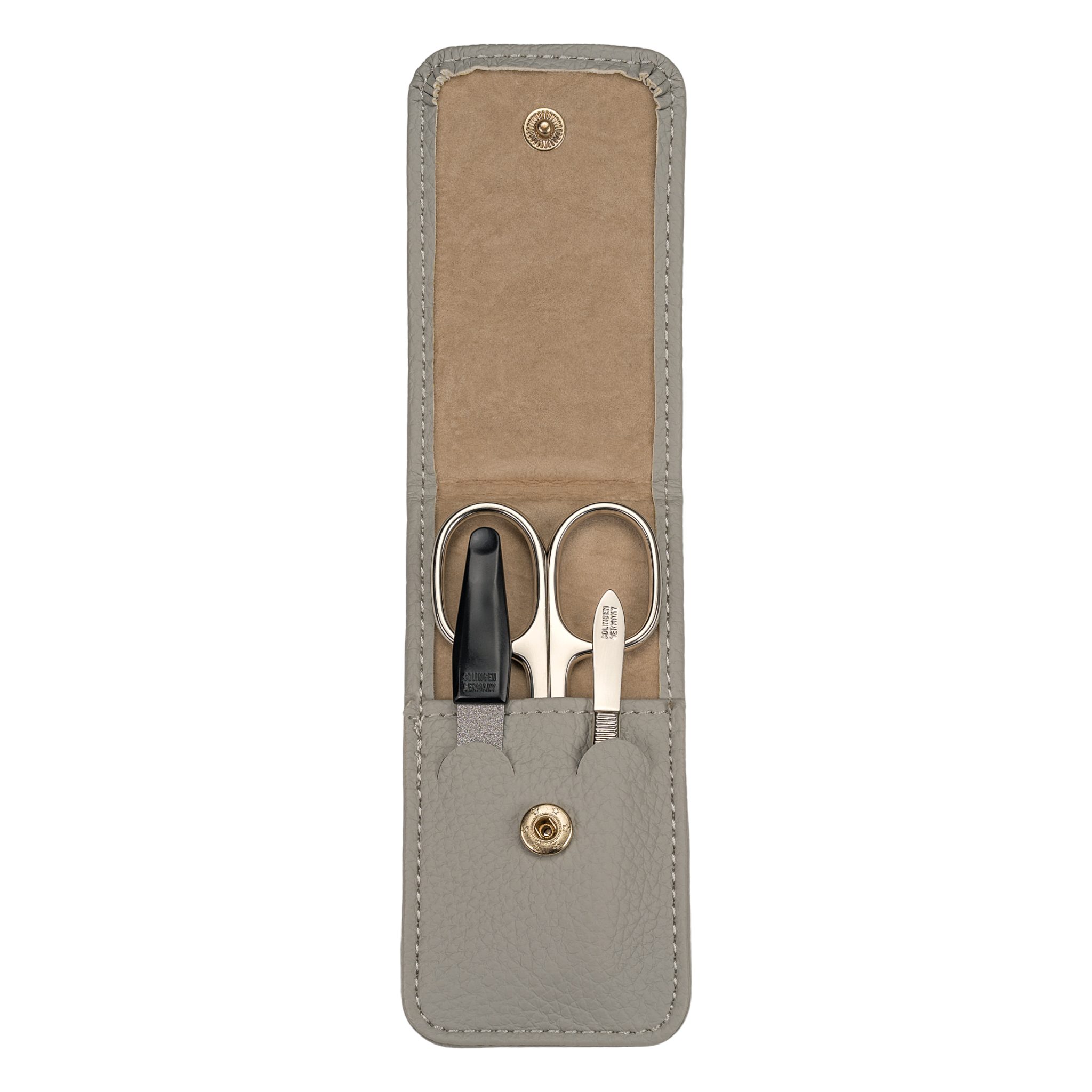 WINDROSE Maniküre-Etui 3-teiliges Maniküretui Aurora, Bestückung aus dem Hause Becker/Solingen