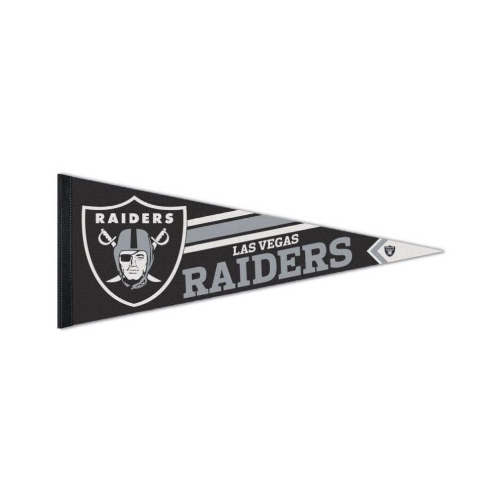 Las Vegas Raiders Fahne Las Vegas Raiders 12x30 Premium Pennant