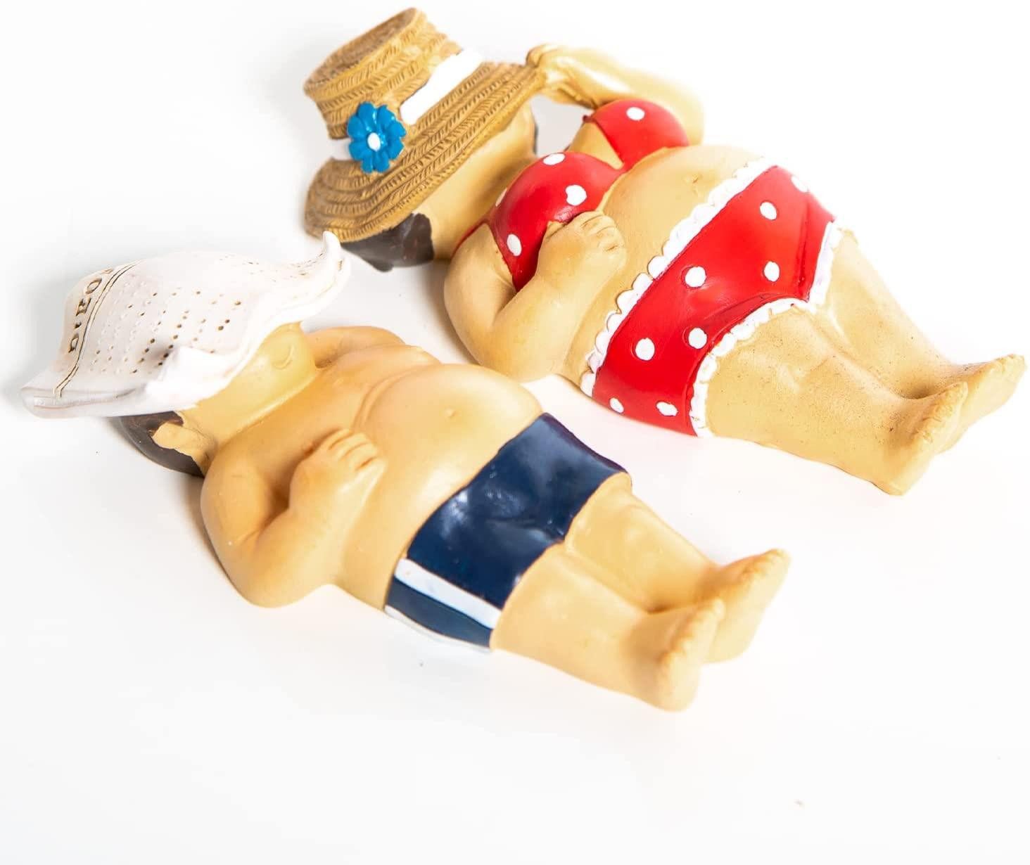 Dekofigur Strandschläfer Figuren Mann + Frau