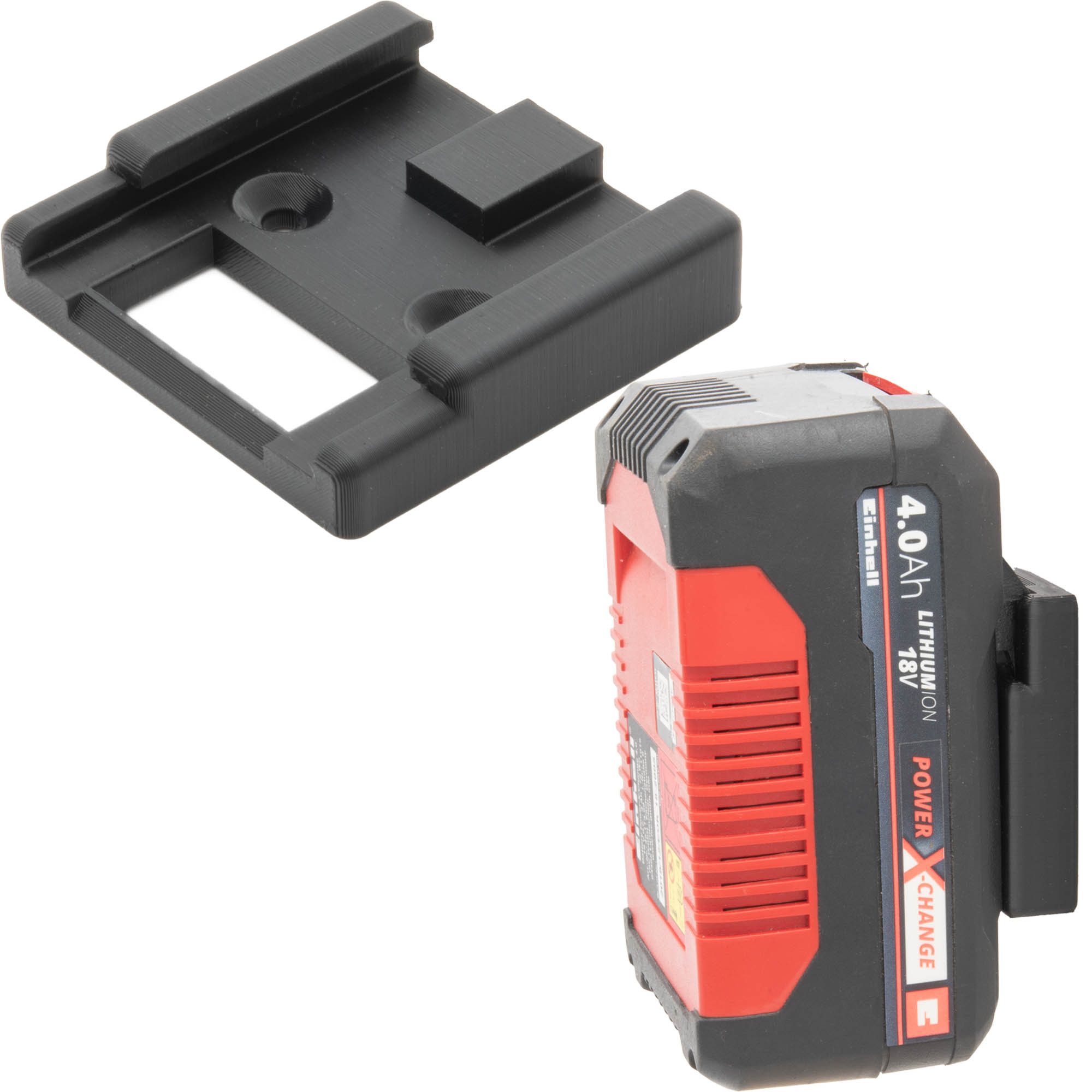 TSB Werk Werkzeughalter Akku Halter für Einhell Power-X-Charge Akkus, 1-tlg., Wandhalterung, Halterung, 18V