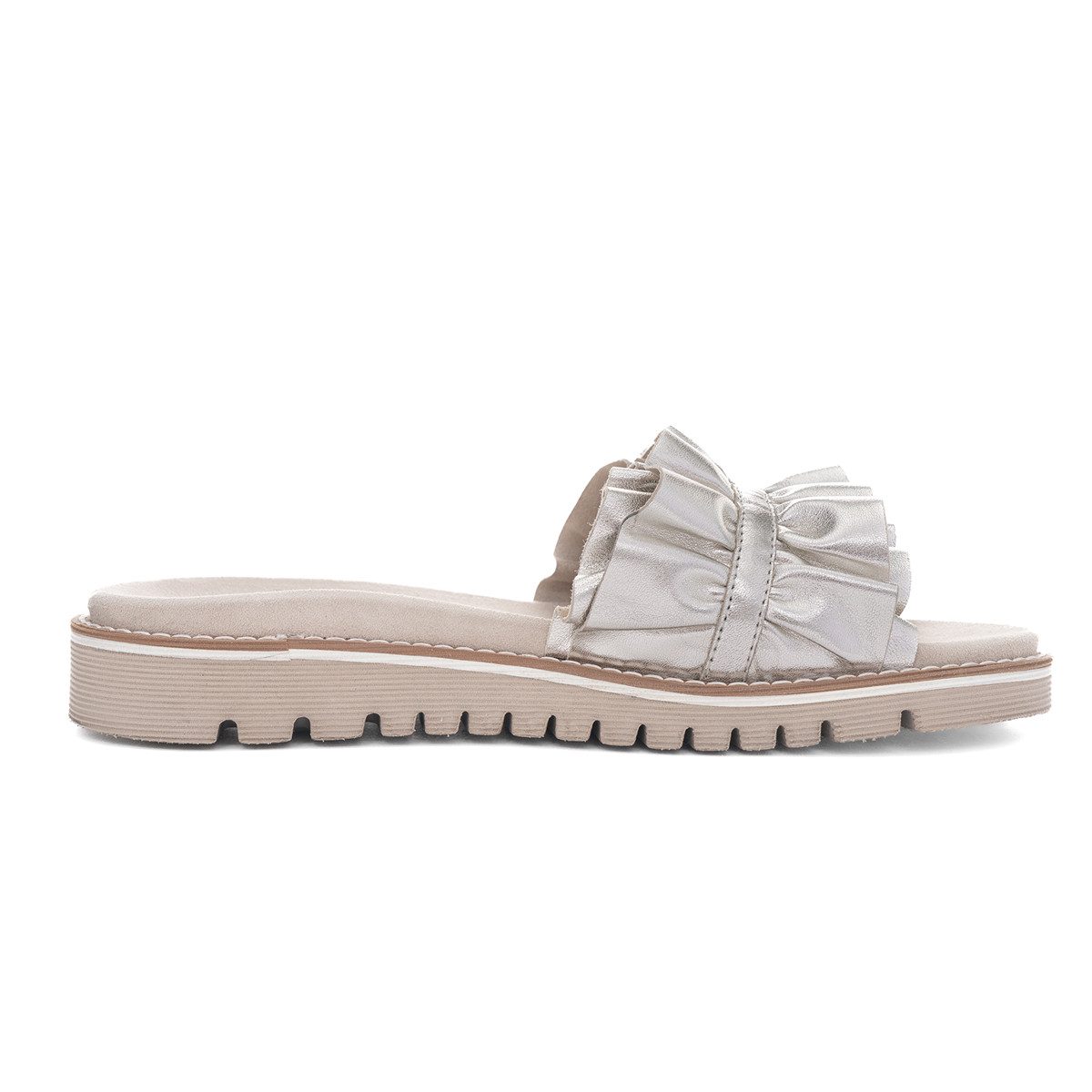 Ara Ara 28121-11 KENT-SPORT-S, Sandaletten, Beige, metallik, Damen Sandalette