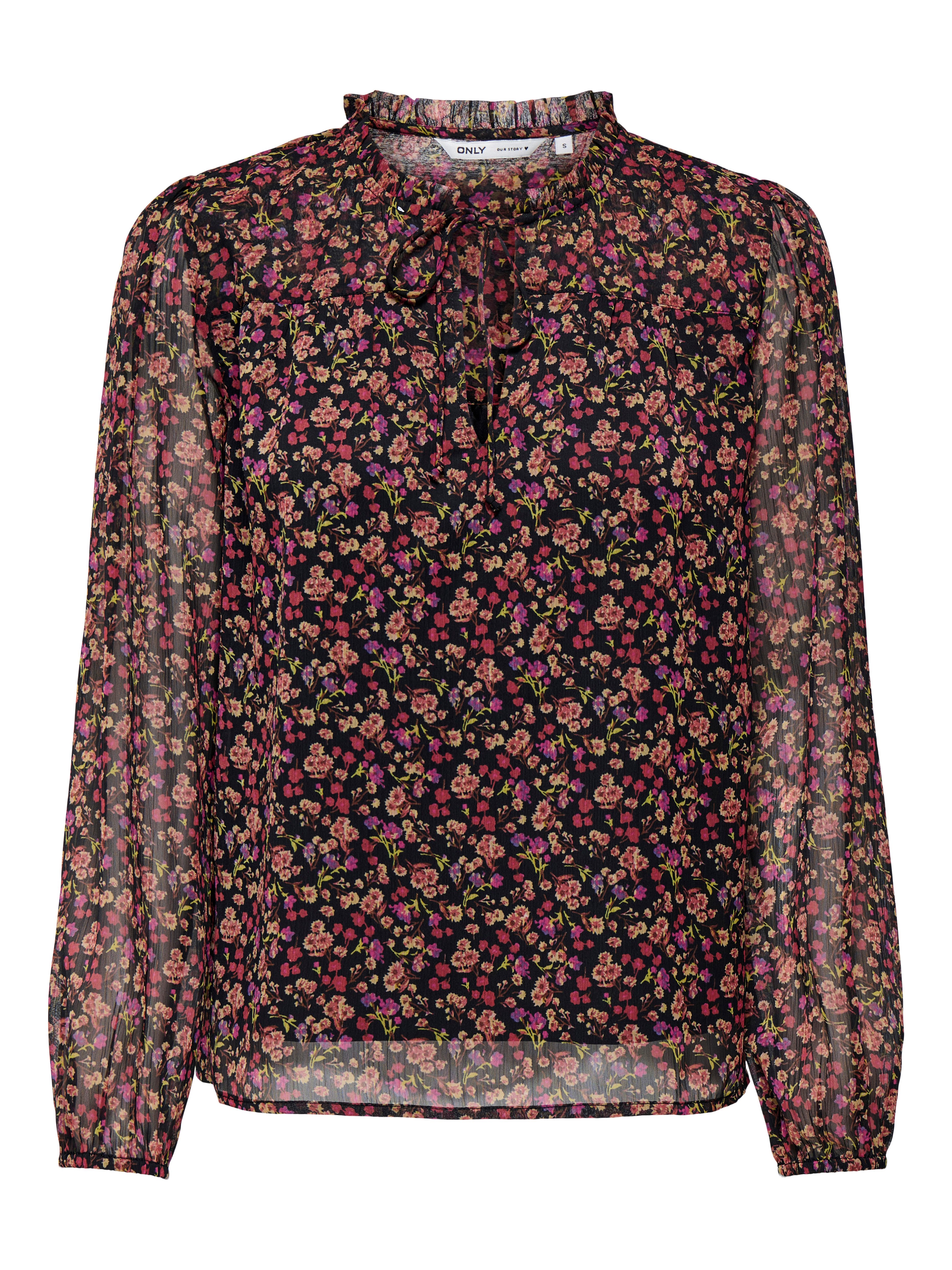 ONLY Chiffonbluse ONLDITSY L/S BLOUSE WVN Kunstfaser, regular fit günstig online kaufen
