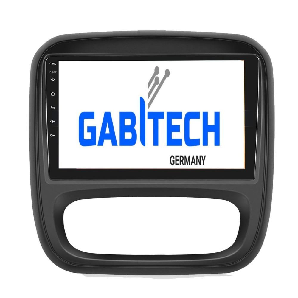 GABITECH 9 Zoll Android Autoradio für Renault TRAFIC, Opel VIVARO, Nissan NV300 Autoradio (Drahtloses Apple Carplay und Android Auto)