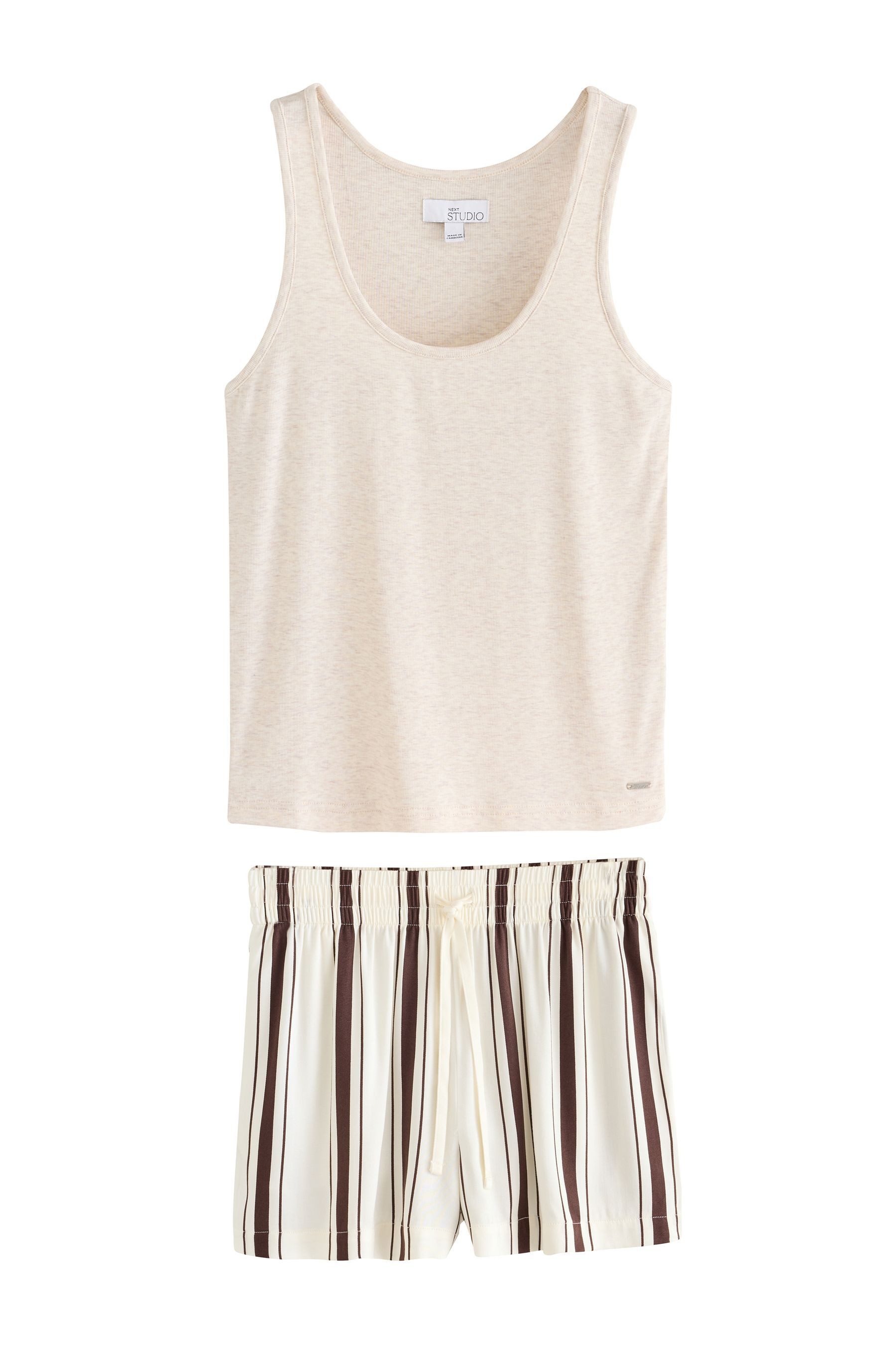 Next Pyjama Lipsy Schlafanzug mit Camisole und Shorts (2 tlg)
