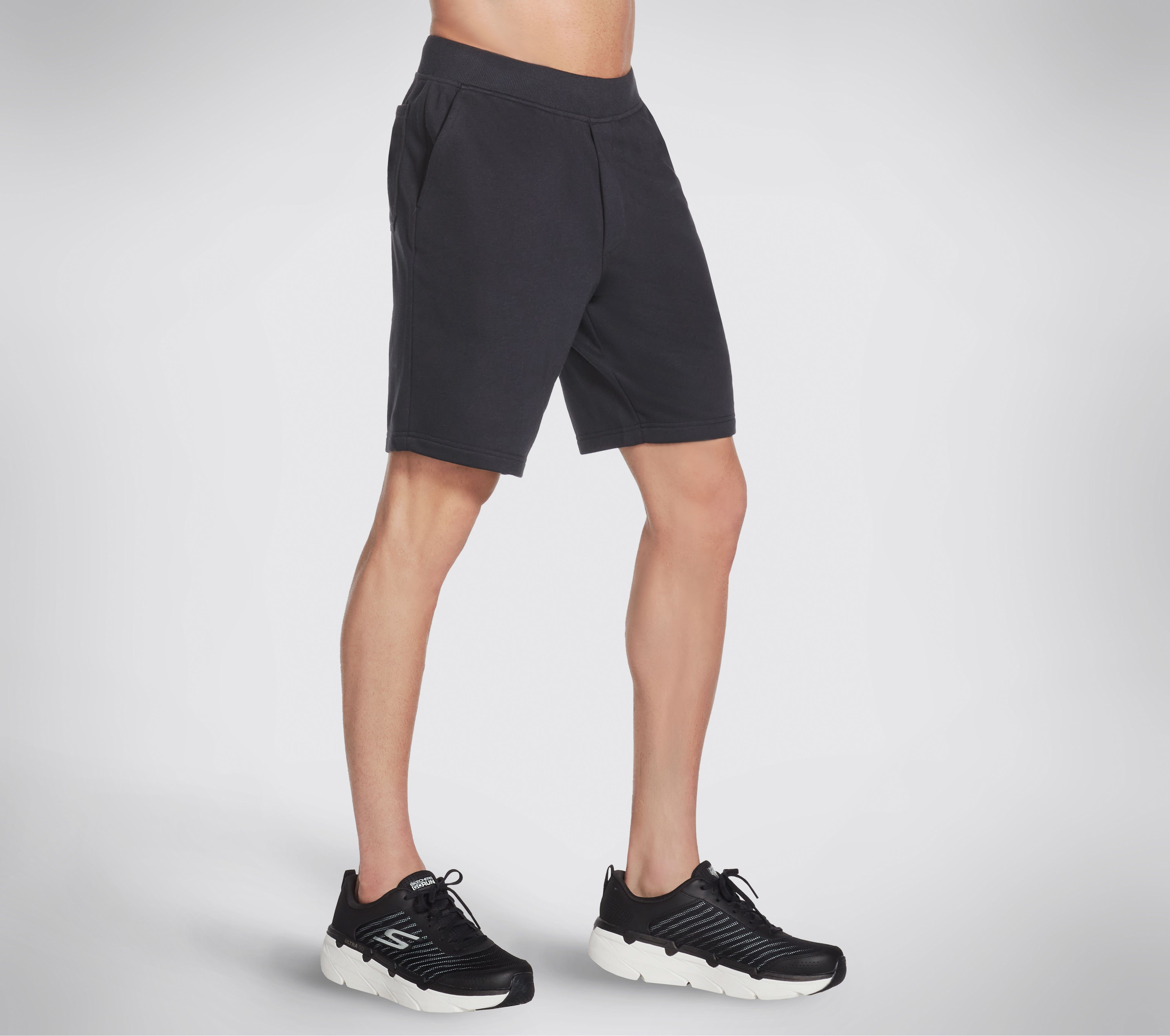 Skechers Shorts EXPLORER 9" SHORT Leichtgewichtiger SKECH-SWEATS French terry Stoff