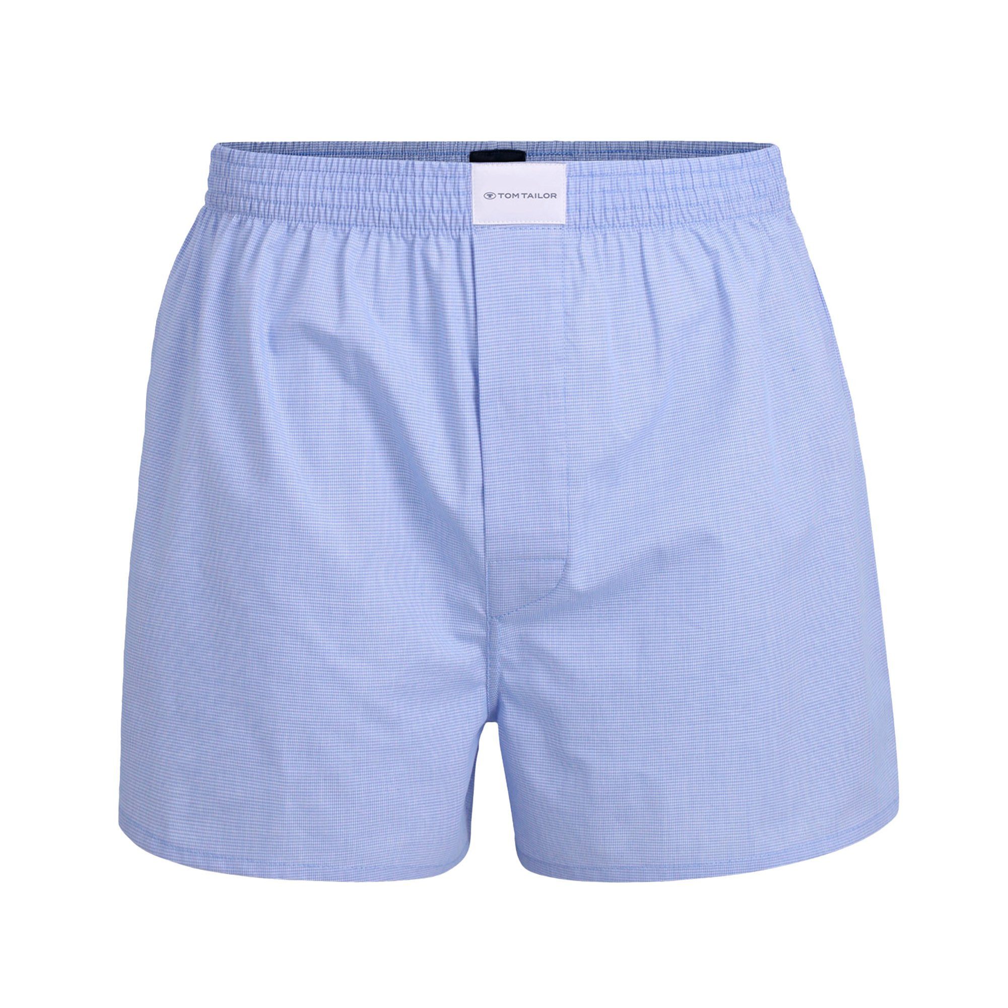 TOM TAILOR Boxershorts Herren Web-Boxershorts 2er Pack Baumwolle (Packung, 2er Pack)