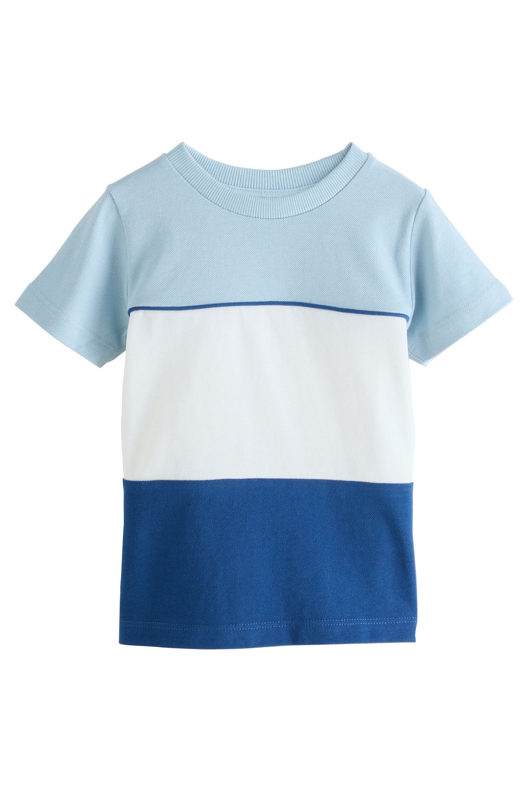 T-Shirt T-Shirt in Colourblock-Optik