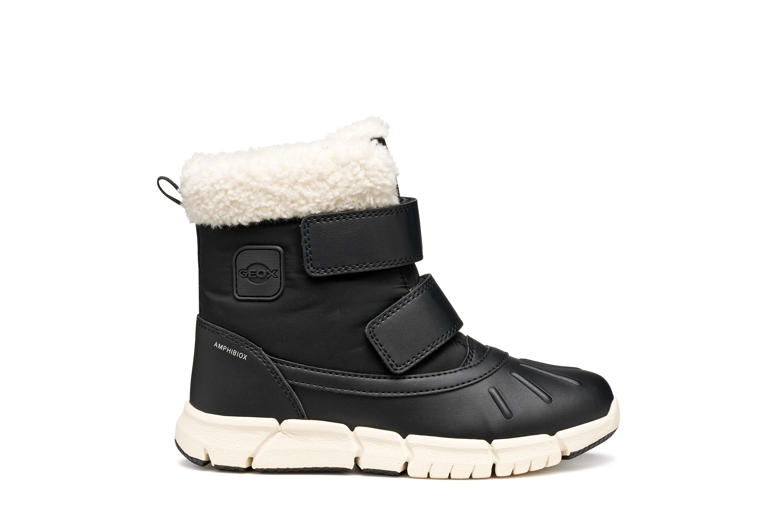 Geox J FLEXYPER GIRL B AB Winterboots Snowboots, Klettstiefel mit Warmfutter, Größenschablone zum Download