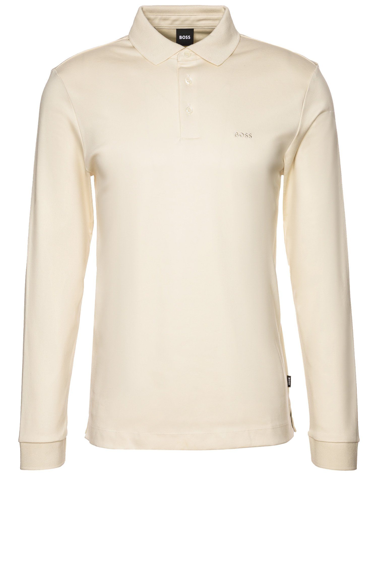 (1-tlg) BOSS Langarmshirt Pado (131) Weiß