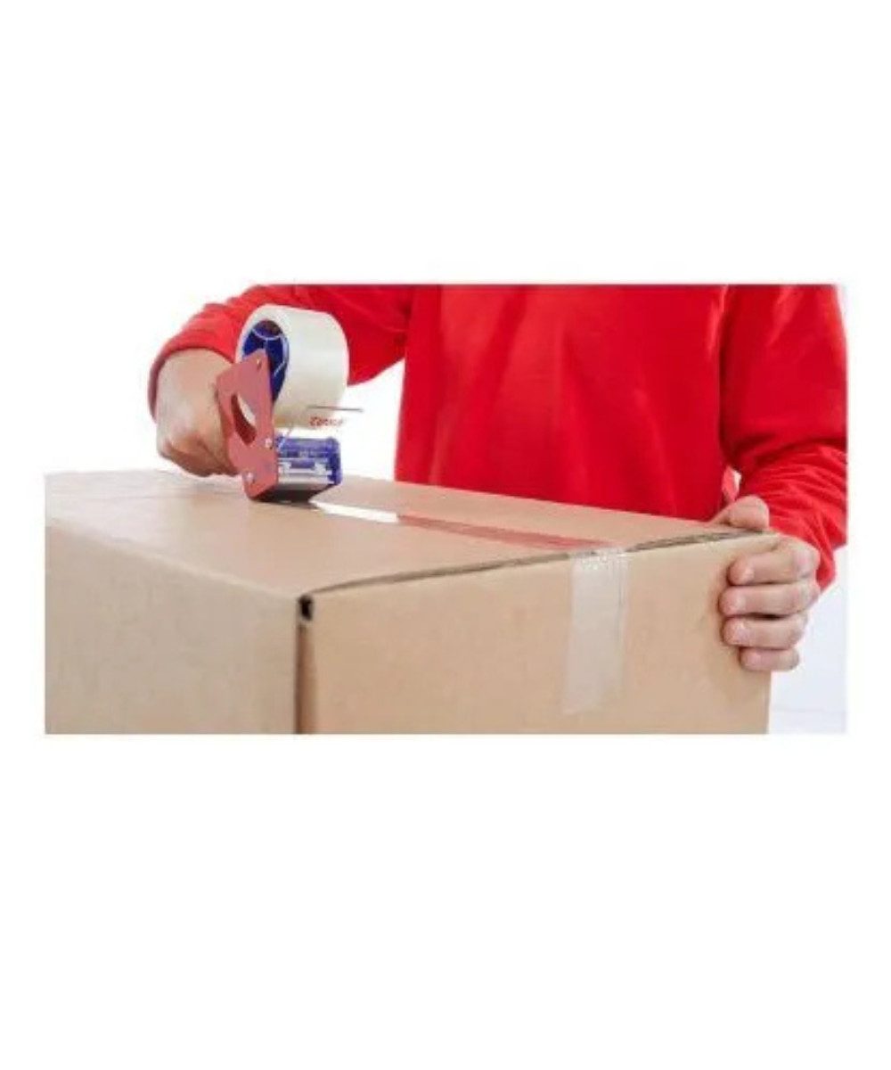 tesa Klebeband tesa Handabroller + 1 Rolle tesapack 66 m x 50 mm (packung, 1-St., Klebeband & Abroller) Gleichmäßiges und geräuscharmes Abrollen