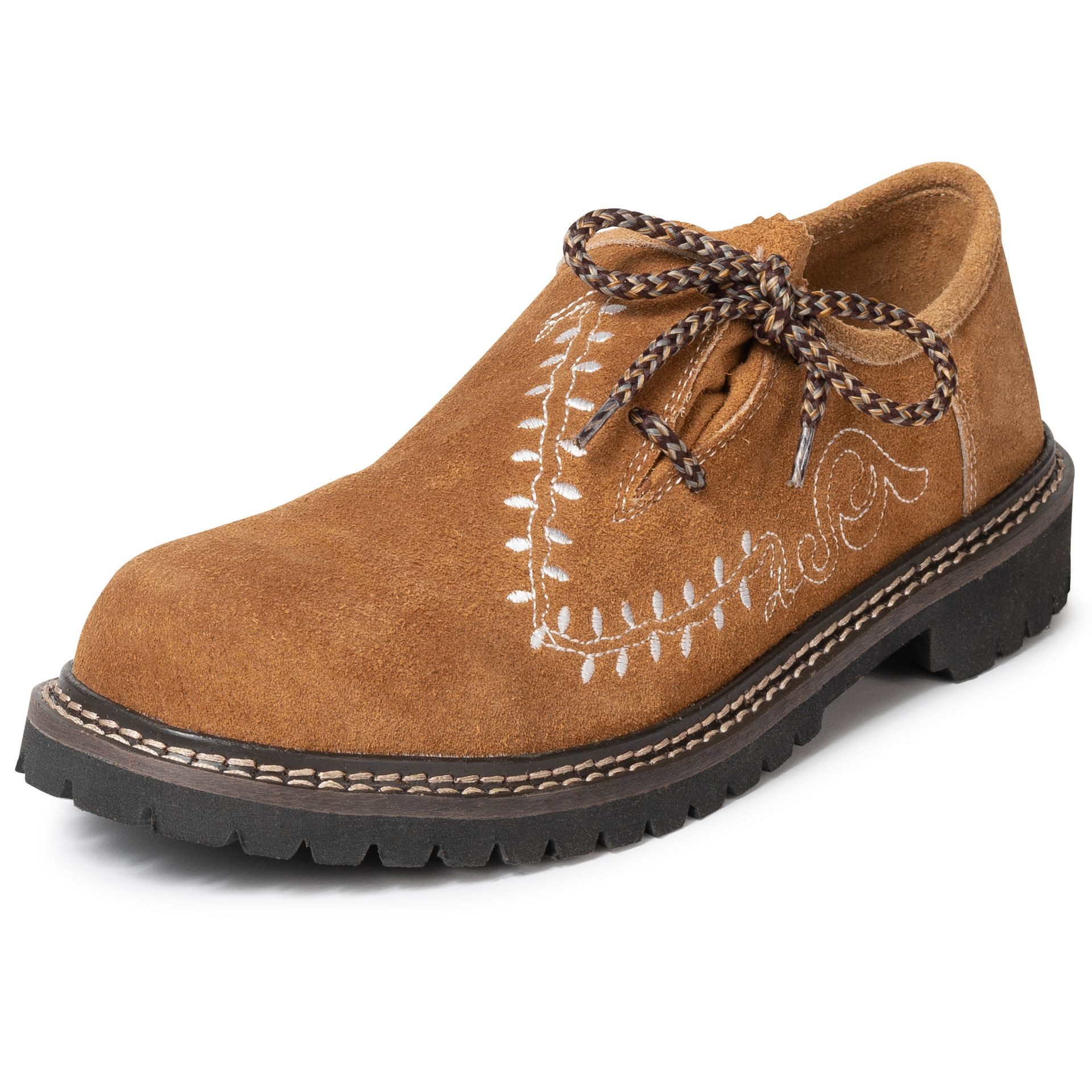 Trachtenschuhe Trachten Schuhe Haferl Schnürschuh 100% Echtleder Haferlschuh