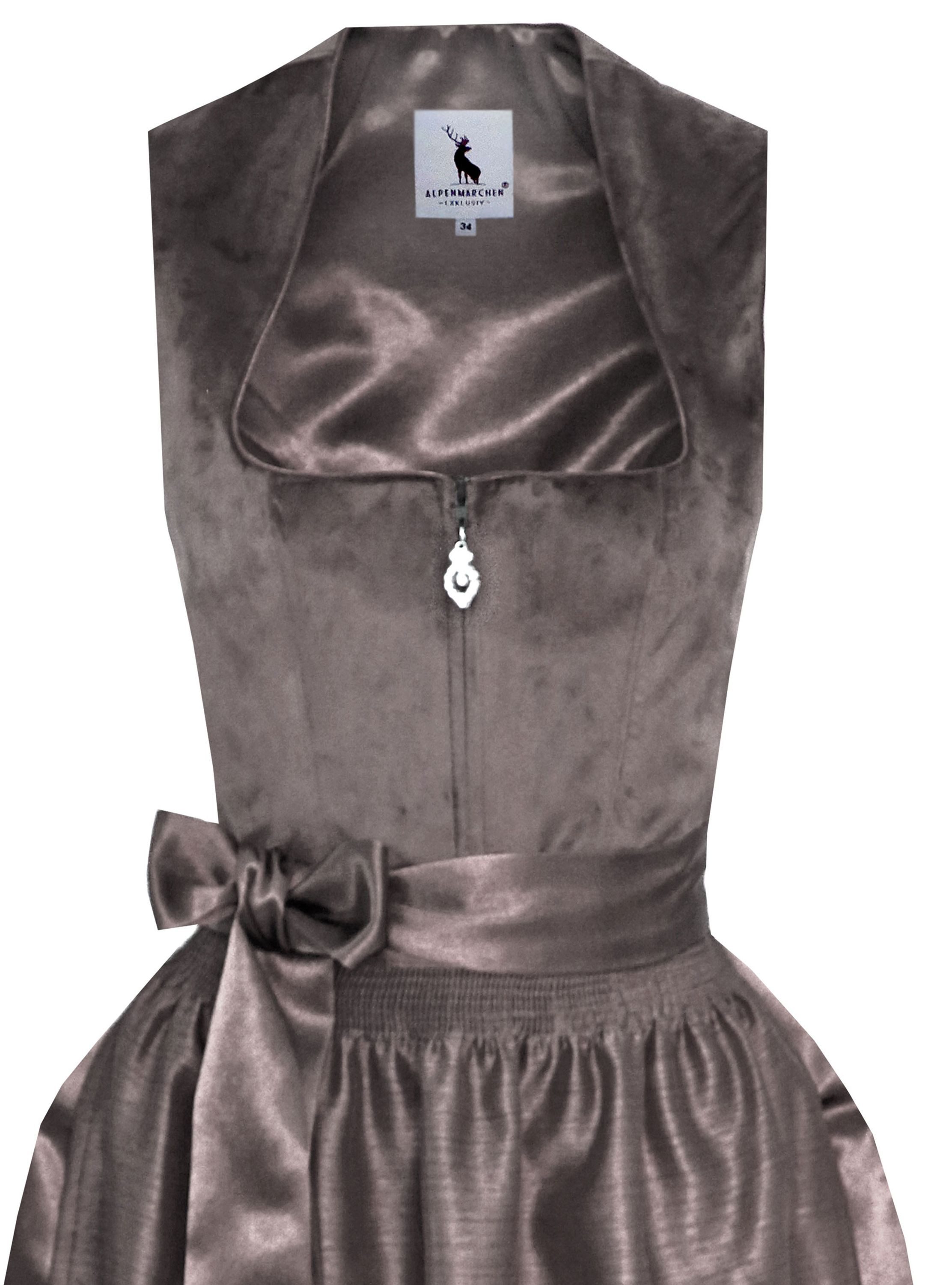 Alpenmärchen Dirndl Dirndl Karolina in grau günstig online kaufen