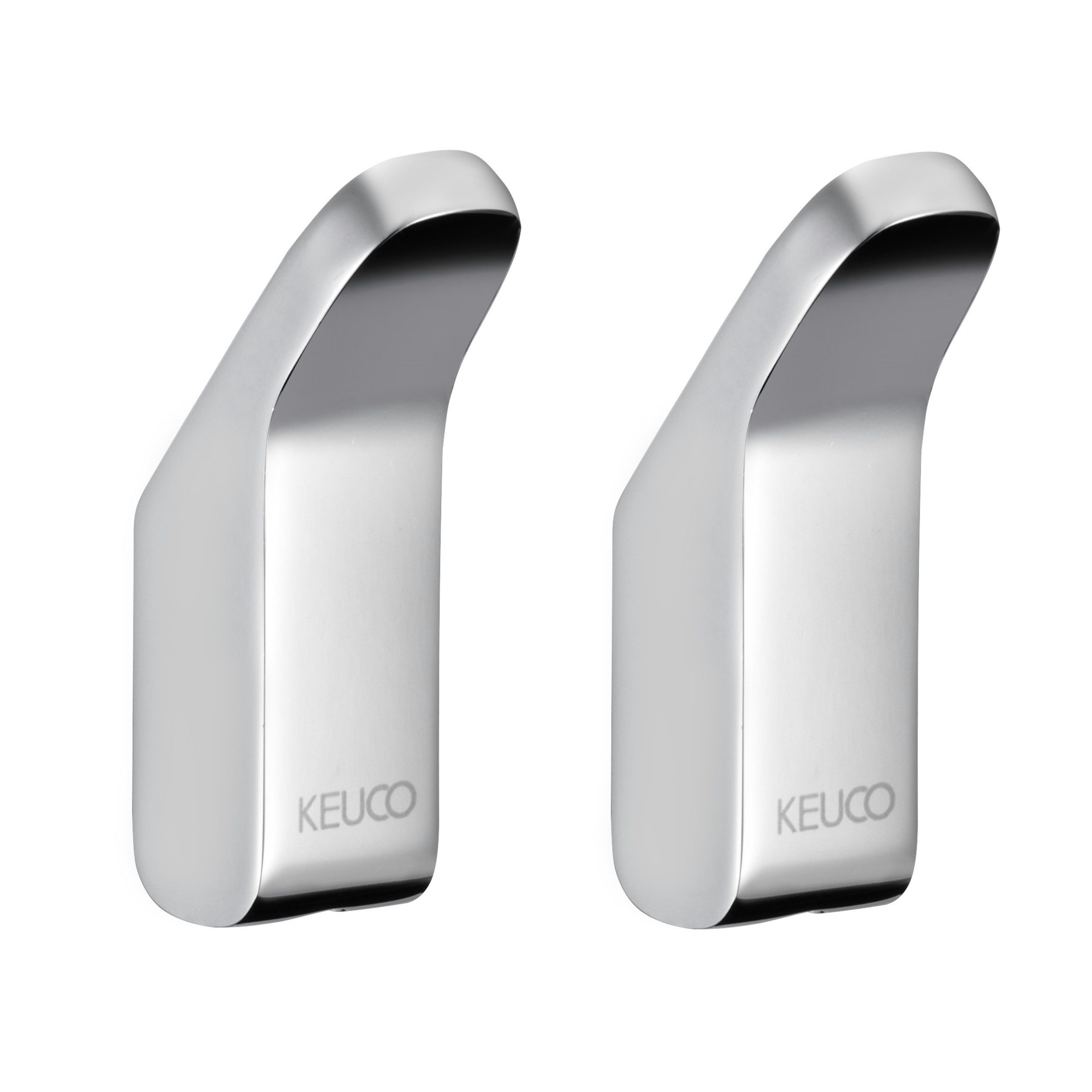 Keuco Handtuchhaken Moll, (2-St., 2er-Set), chrom, Handtuchhalter, eckig günstig online kaufen
