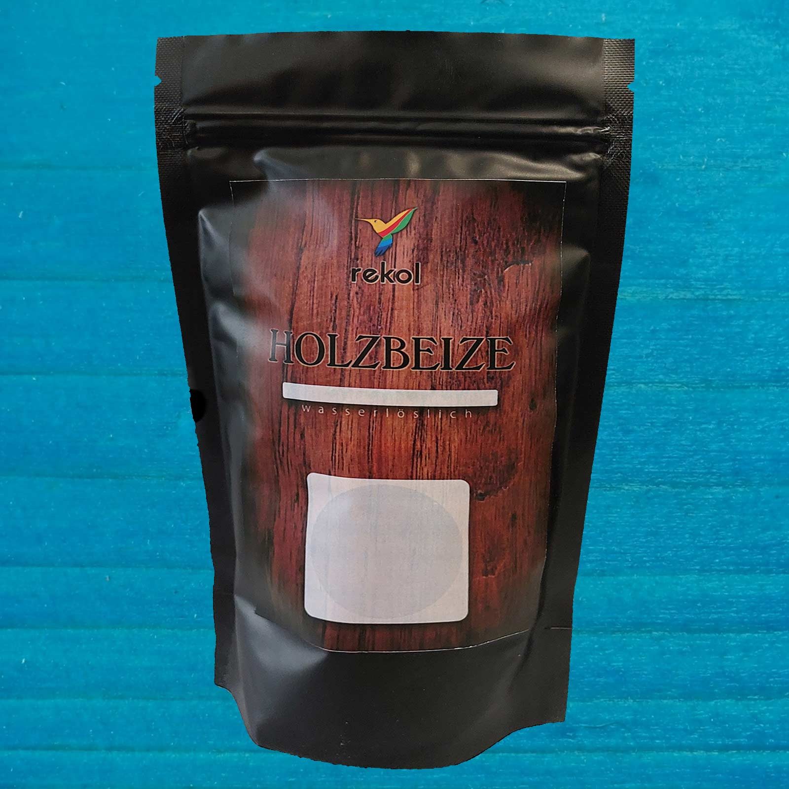 rekol Pulverbeize 1kg Морилка bis 450m² Möbelbeize Trockenbeize Beize Pulverbeize, blau