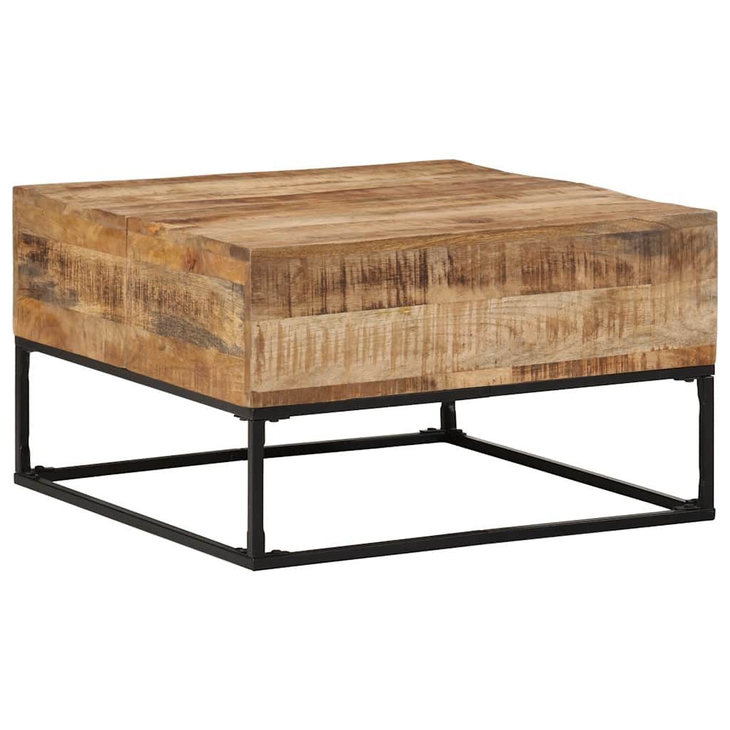 vidaXL Couchtisch Couchtisch 68x68x41 cm Raues holz (1-St)