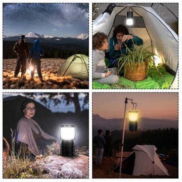 Bettizia LED Gartenleuchte LED Campinglampe Laterne Zelt Lampe Zeltlicht Akku USB IP65 Outdoor