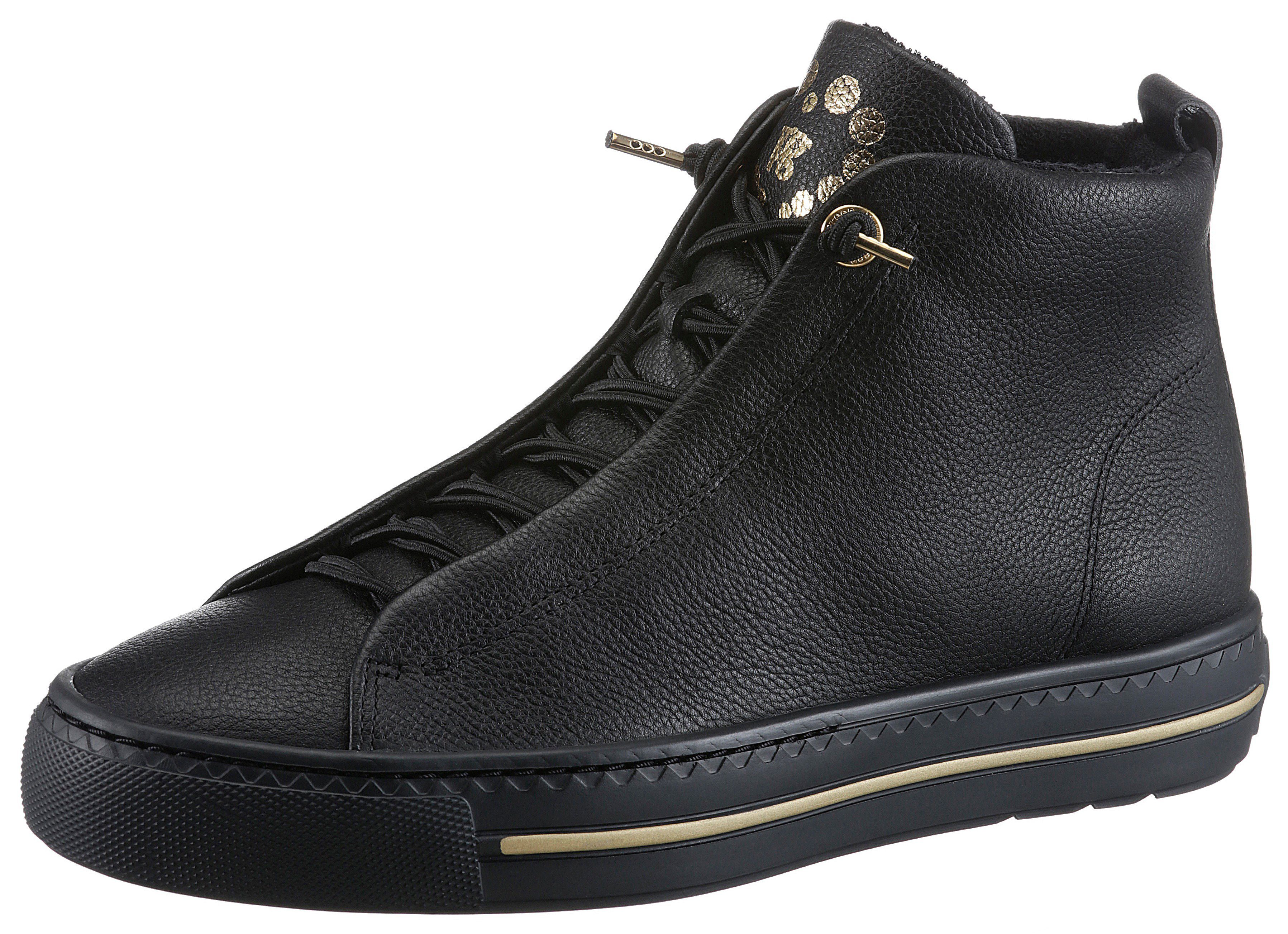 schwarz Sneaker goldfarbenen Paul mit Details Green