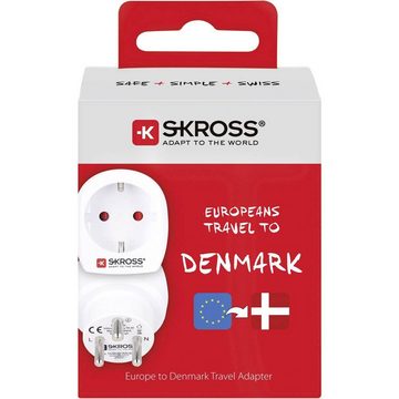 SKROSS Reiseadapter Europe to Denmark Reiseadapter
