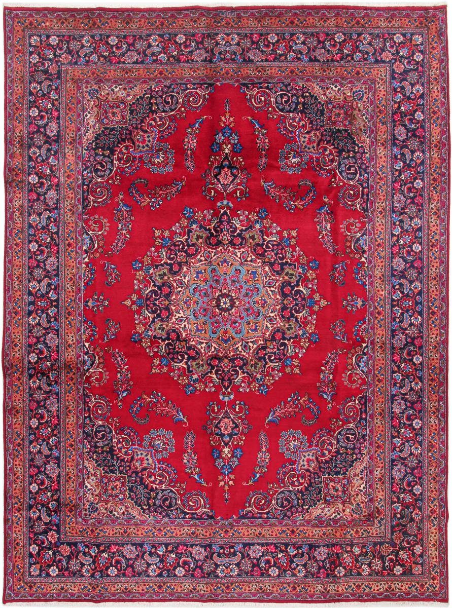Orientteppich Mashhad 296x391 Handgeknüpfter Orientteppich / Perserteppich, Nain Trading, rechteckig, Höhe: 12 mm