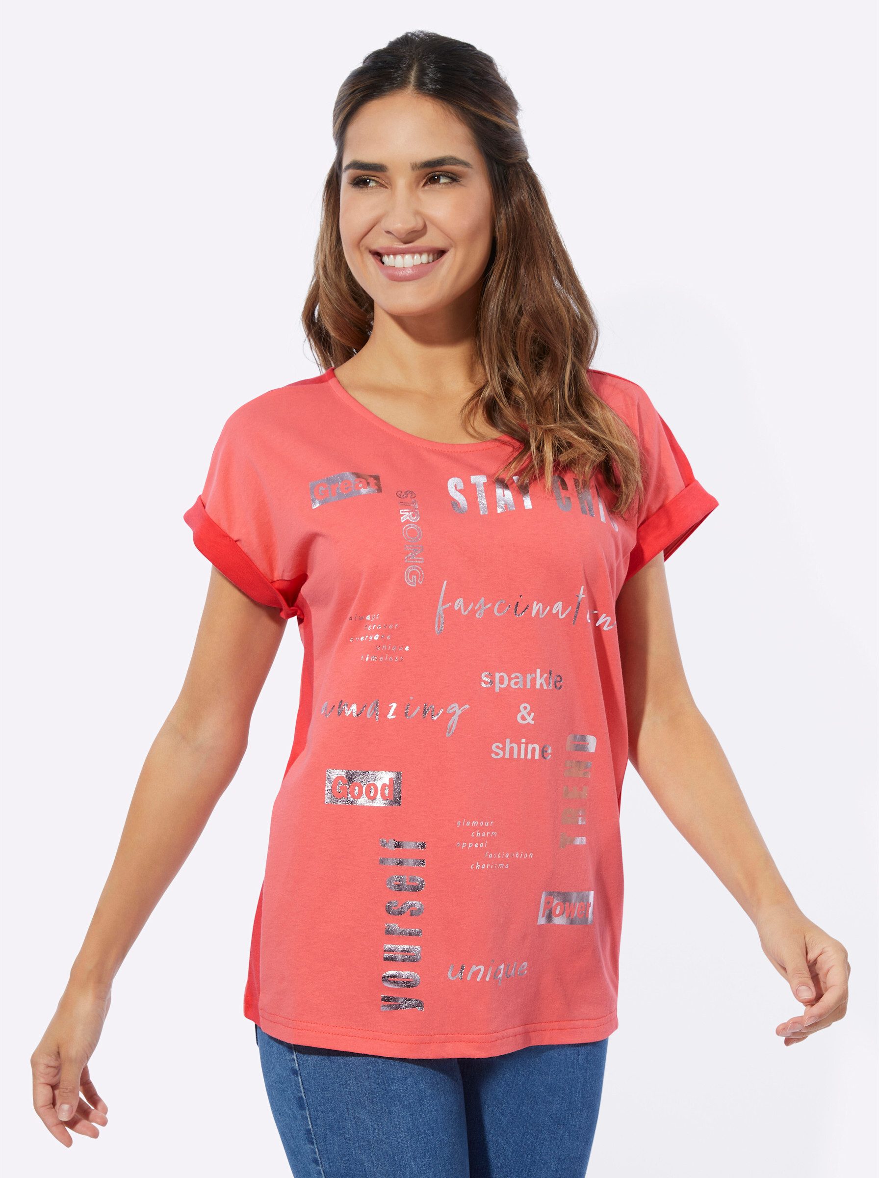 Sieh an! T-Shirt Kurzarmshirt . günstig online kaufen