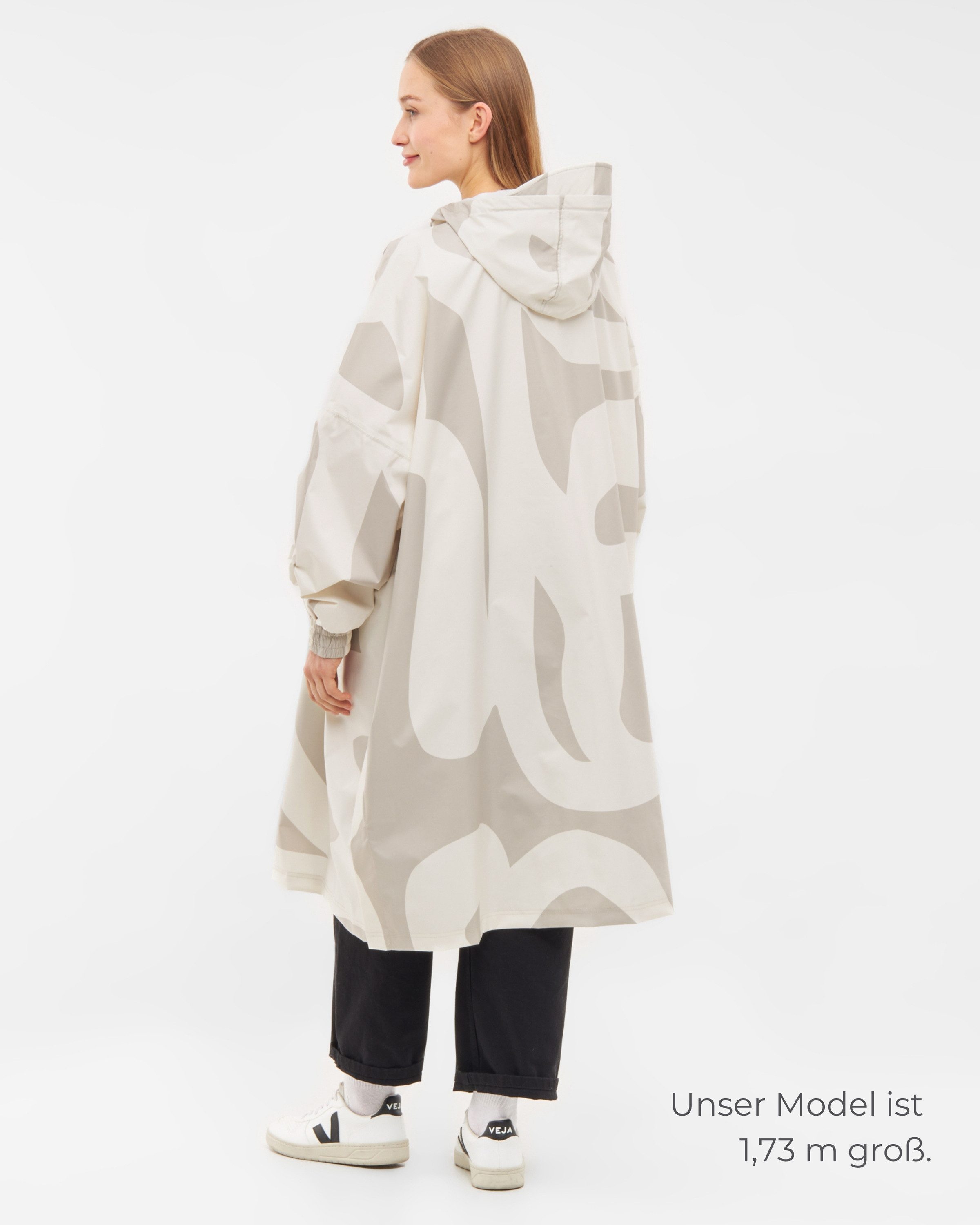 LARKSON Regenponcho Lykke Regenponcho, Wassersäule 10.000 mm (1-St) Wasserdichtes Regencape mit verschweißten Nähten