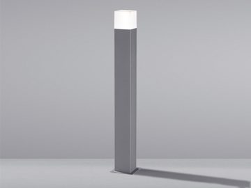 TRIO Leuchten LED Pollerleuchte, LED wechselbar, LED Pollerleuchte HUDSON Titanfarben Höhe 80cm IP 44