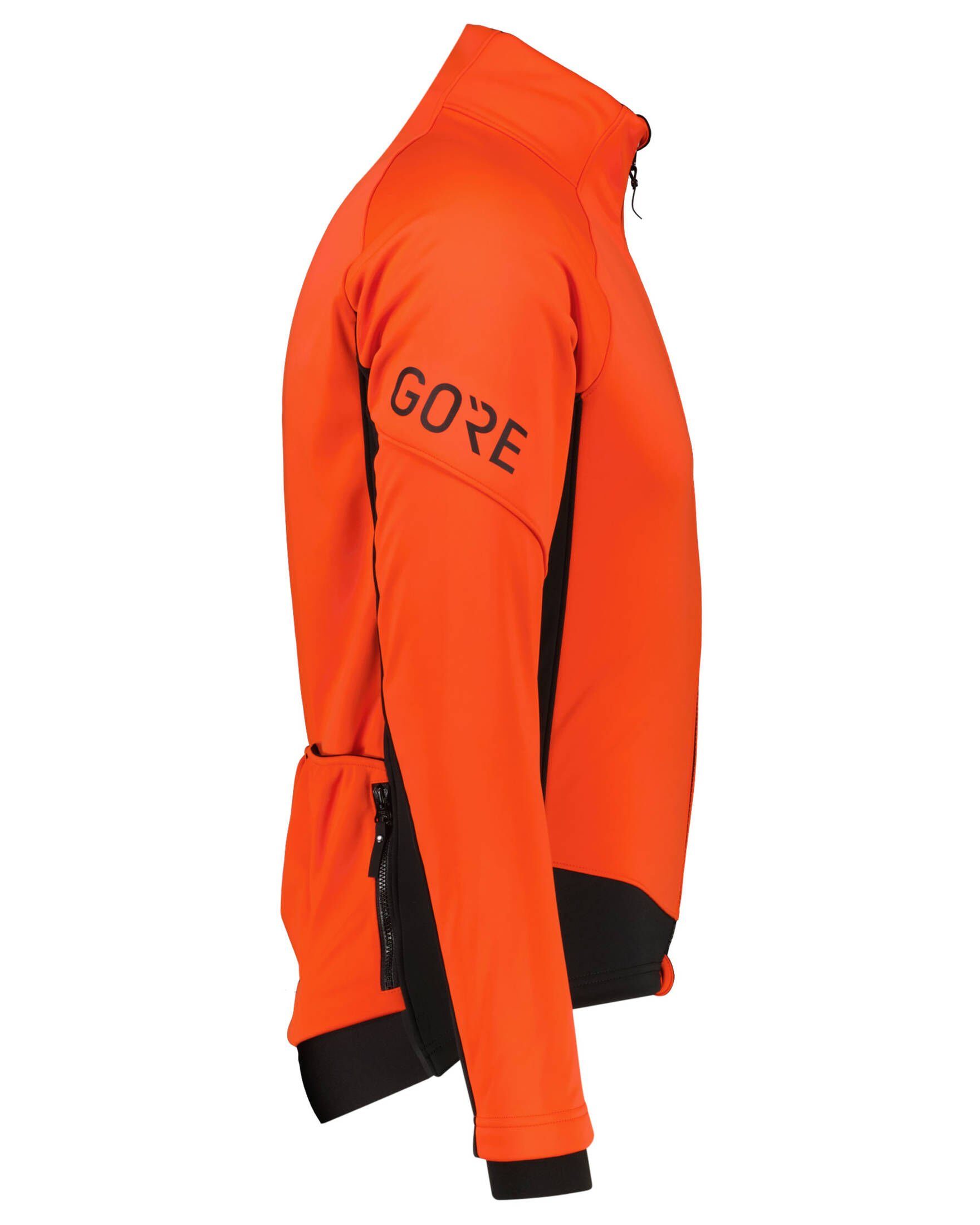 GORE® Wear Fahrradjacke Herren Radsport (500) I rot GTX "C3 Softshell-Jacke Thermo"