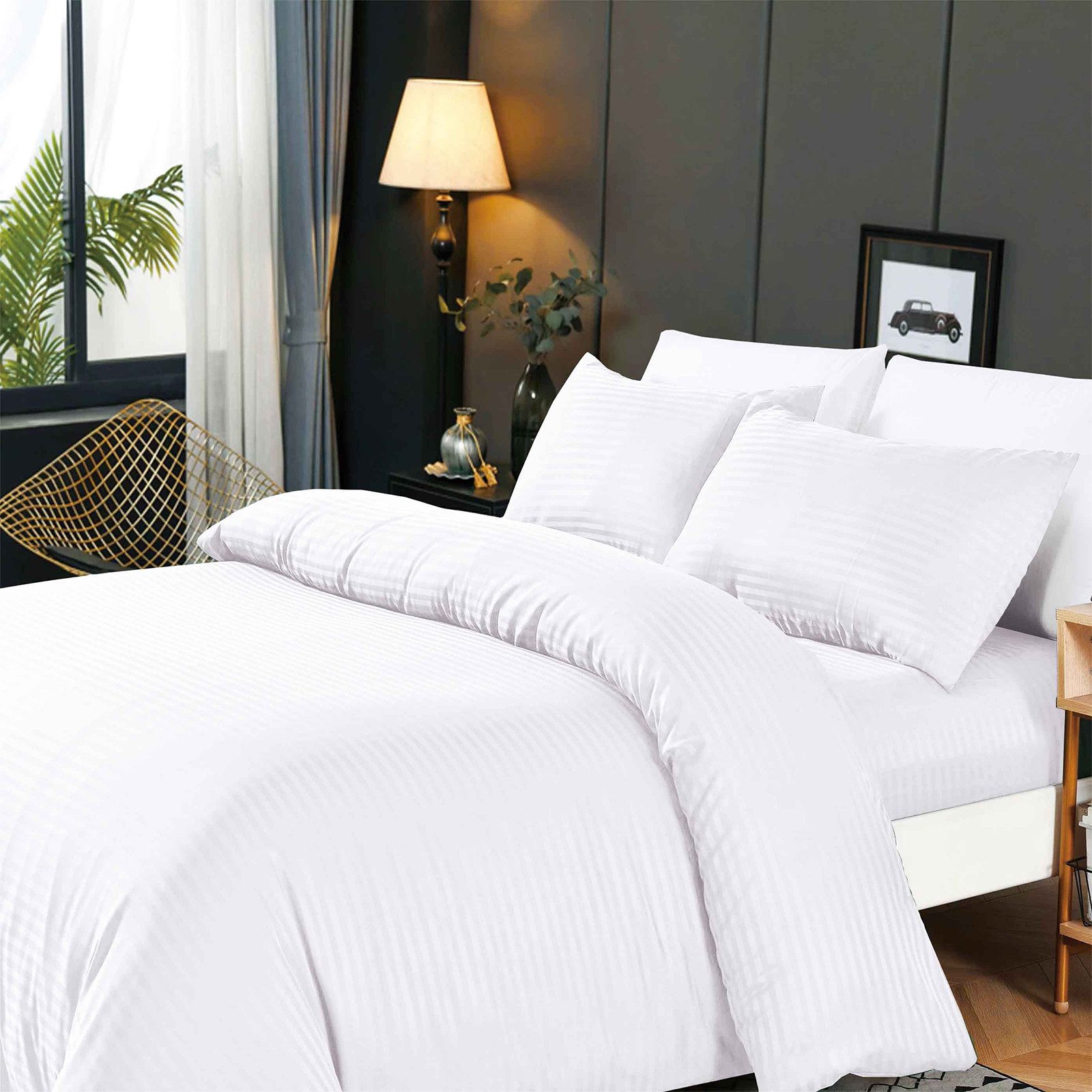 HOMELUX Bettwäsche 220x240 4teilig Bettbezüge 200x220 1er Set mit 50x70 2er günstig online kaufen