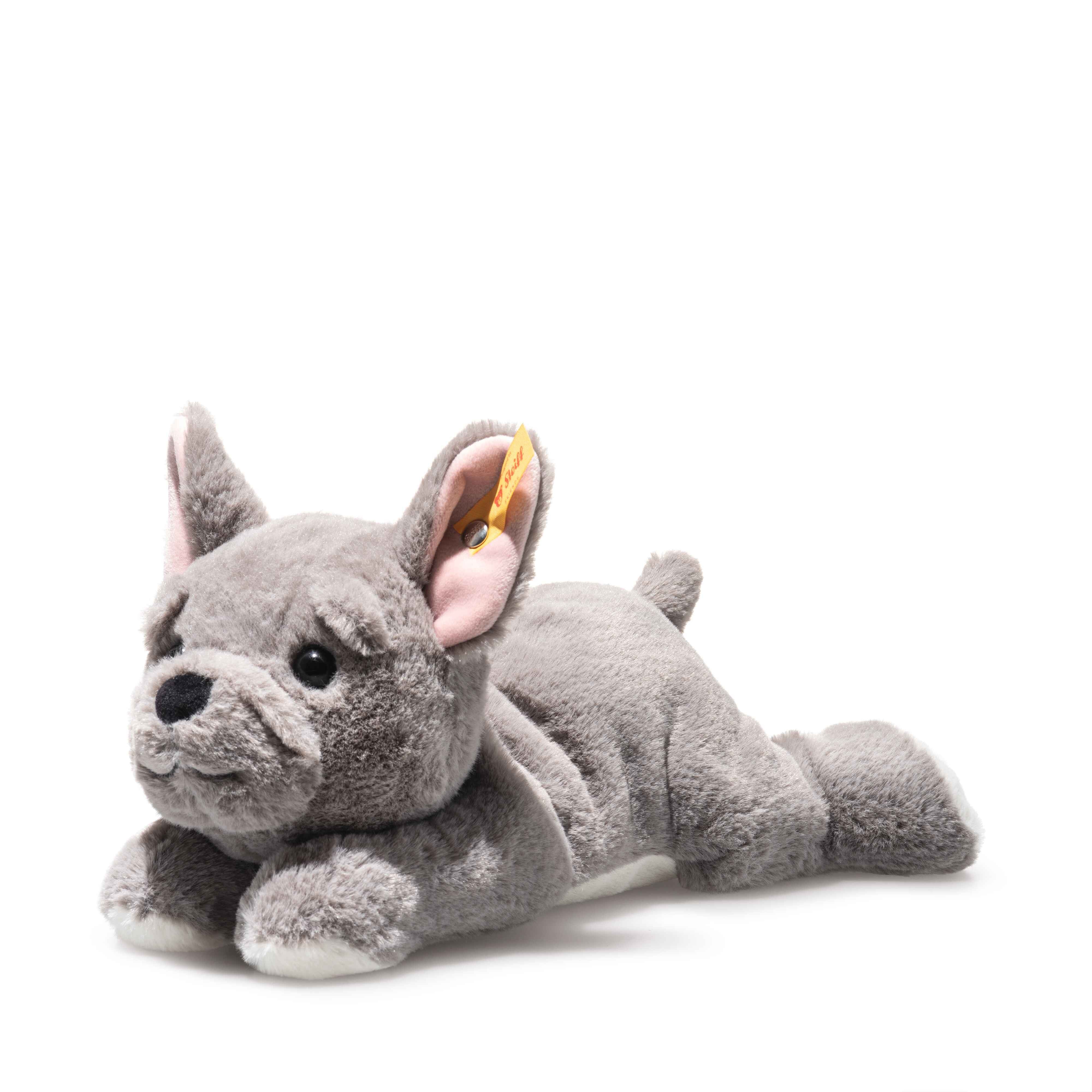 Steiff Kuscheltier Brie Französische Bulldogge, grau