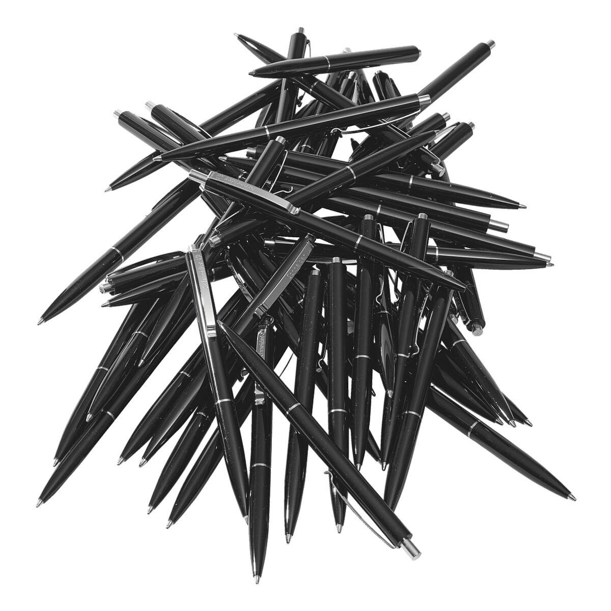 Schneider Kugelschreiber K15, (50-tlg), Großpack, 0,5 mm schwarz Strichstärke