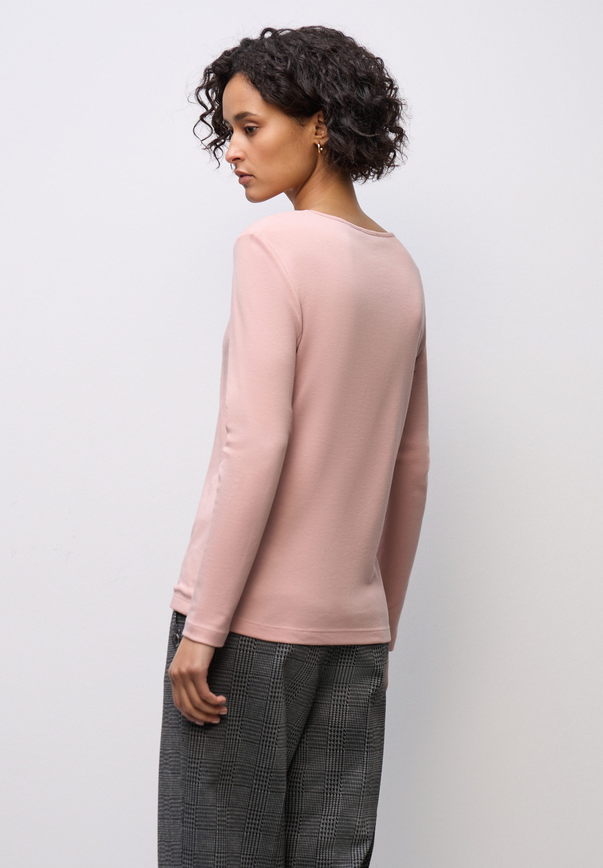 STREET ONE Langarmshirt im soften Baumwoll-Mix