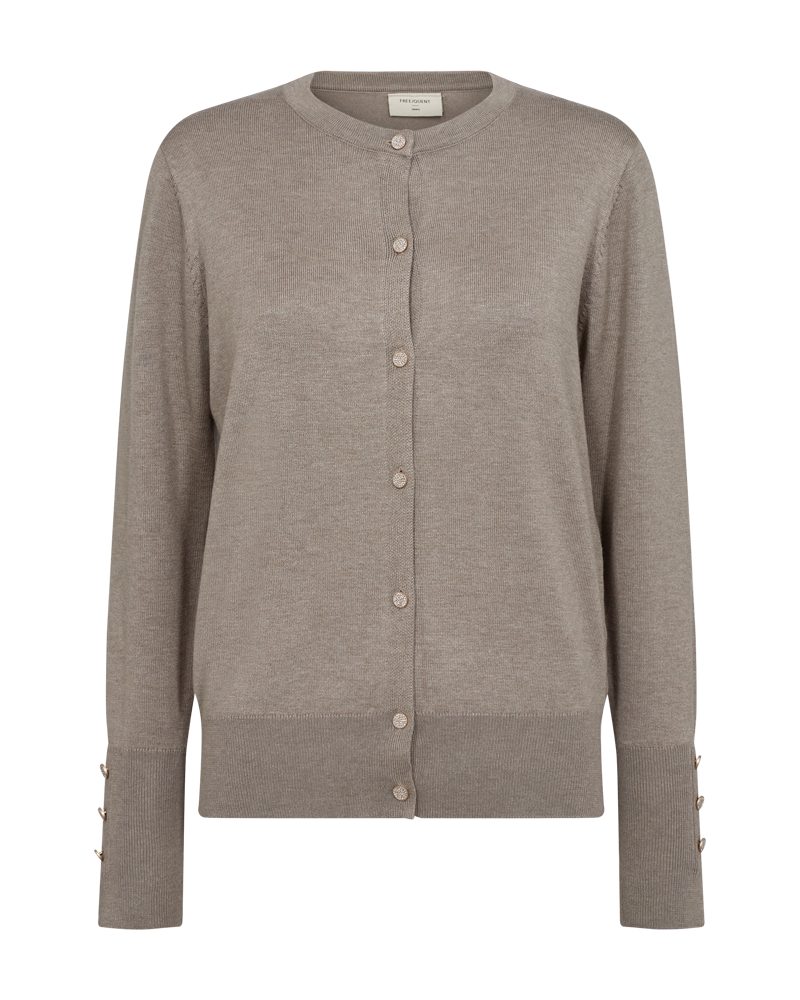 FREEQUENT Strickjacke FQKATIE mit Zier-Knöpfen