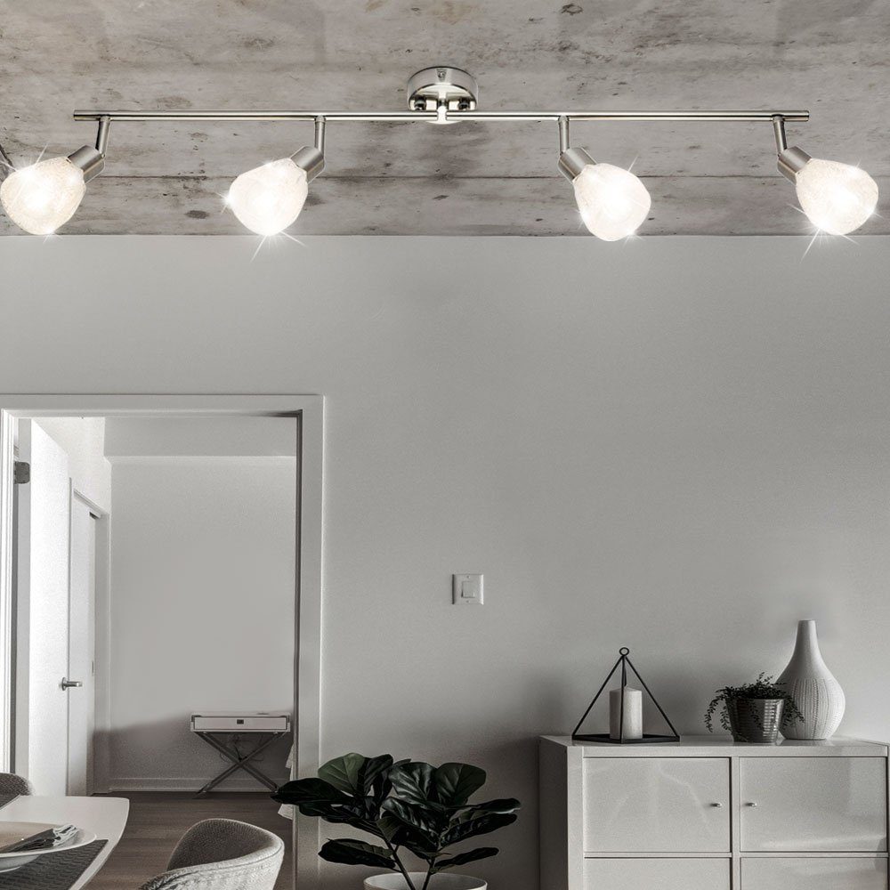 Globo LED Lichtleiste, Deckenleuchte 4 Flammig Deckenstrahler