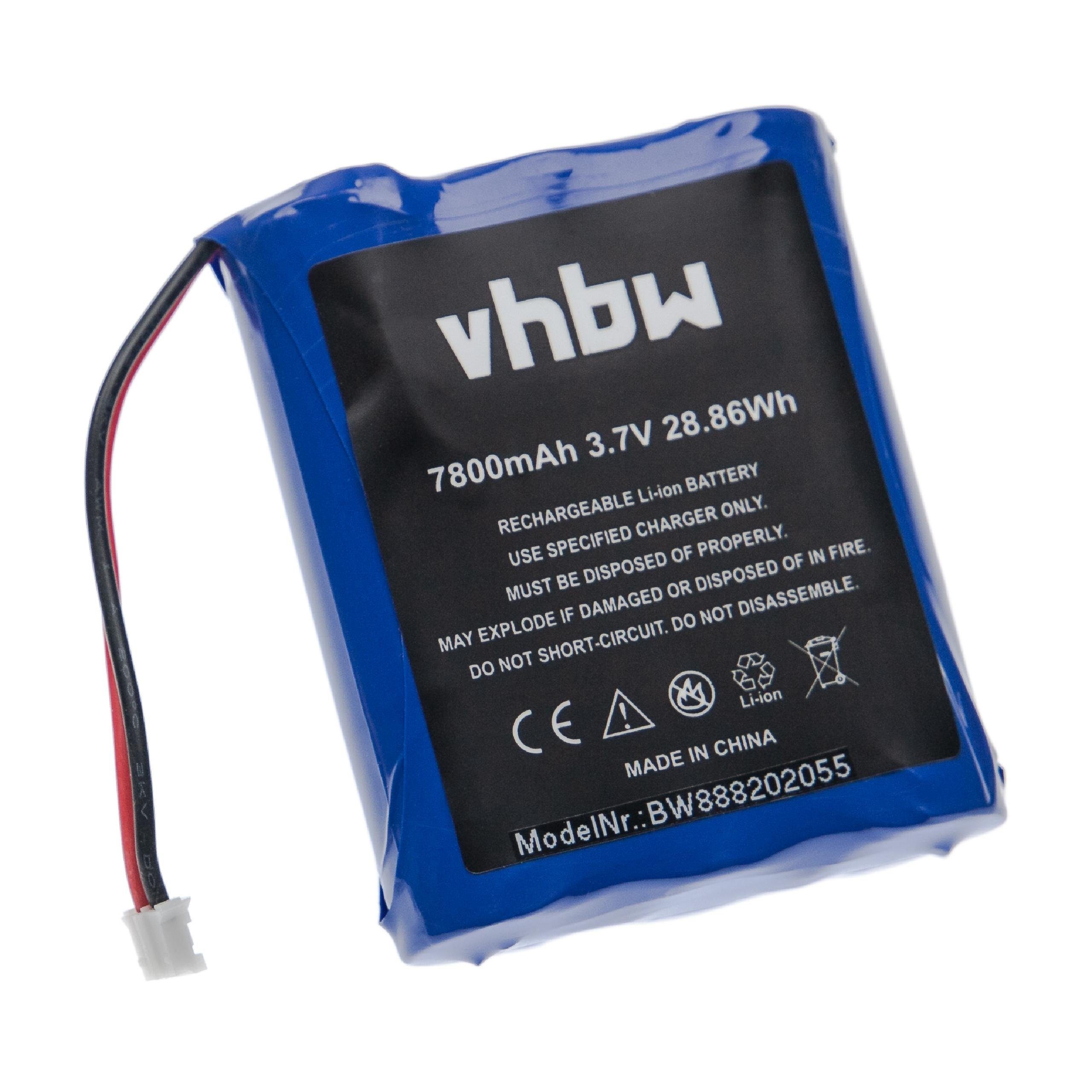 vhbw Ersatz für Technaxx 4652 für Akku Li-Ion 7800 mAh (3,7 V)